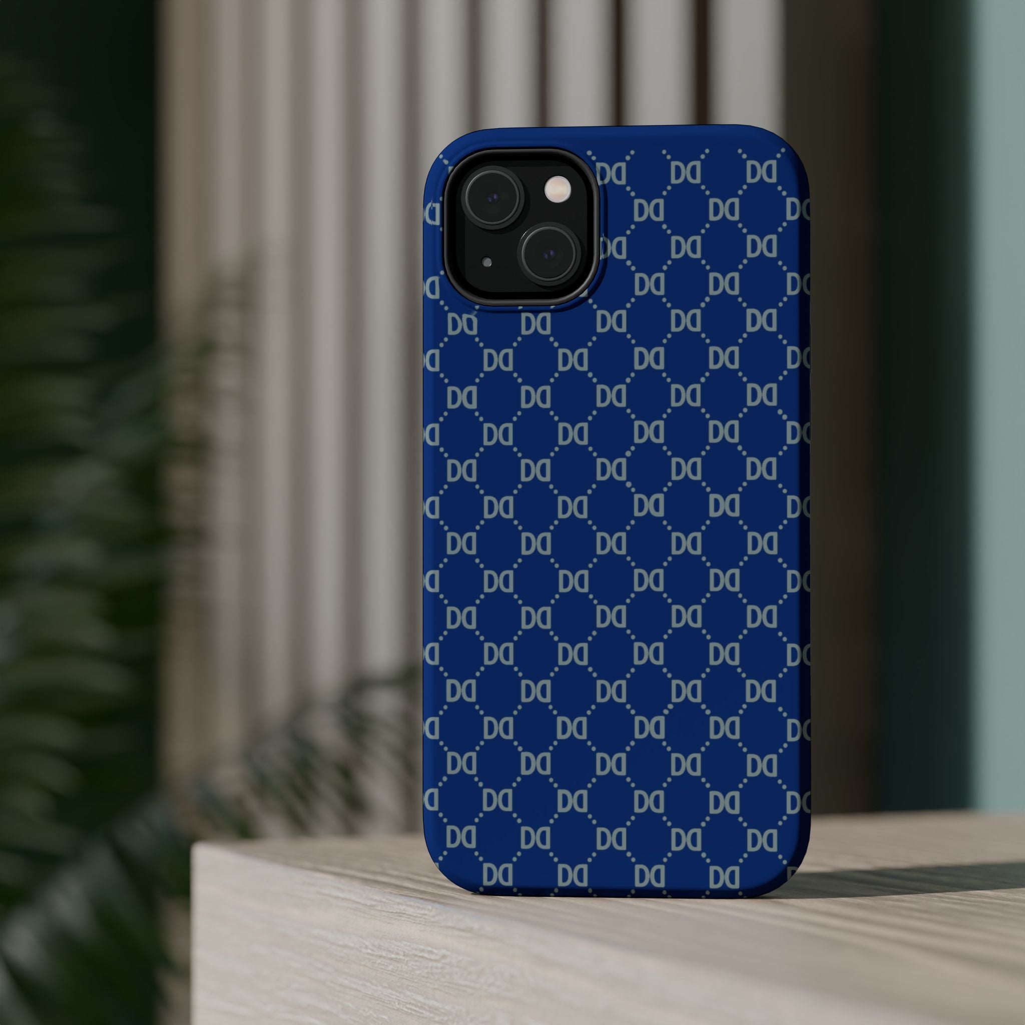 DD Monogram Pattern Magnetic Phone Case