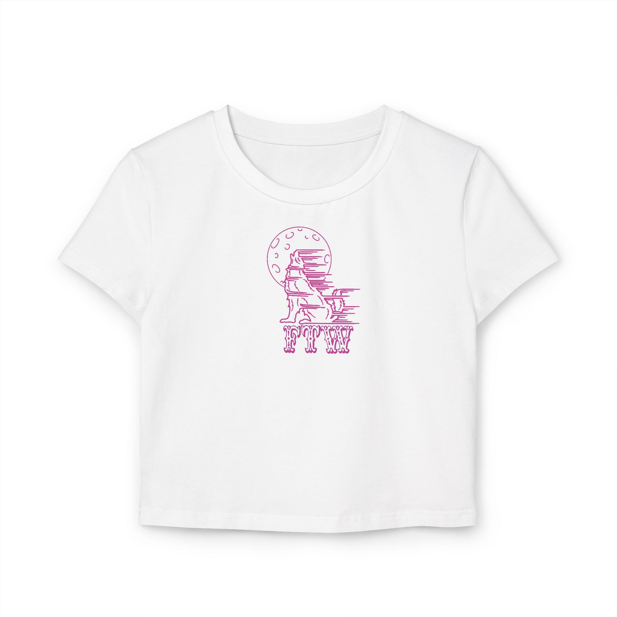 "Stay Hungry" Wolf Women's Baby Tee