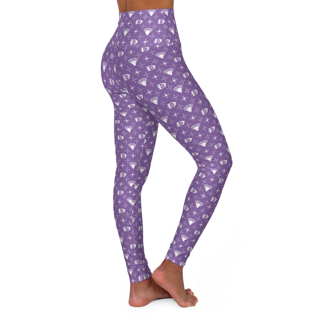 Bandito Panther Custom Monogram High Waisted Leggings AOP