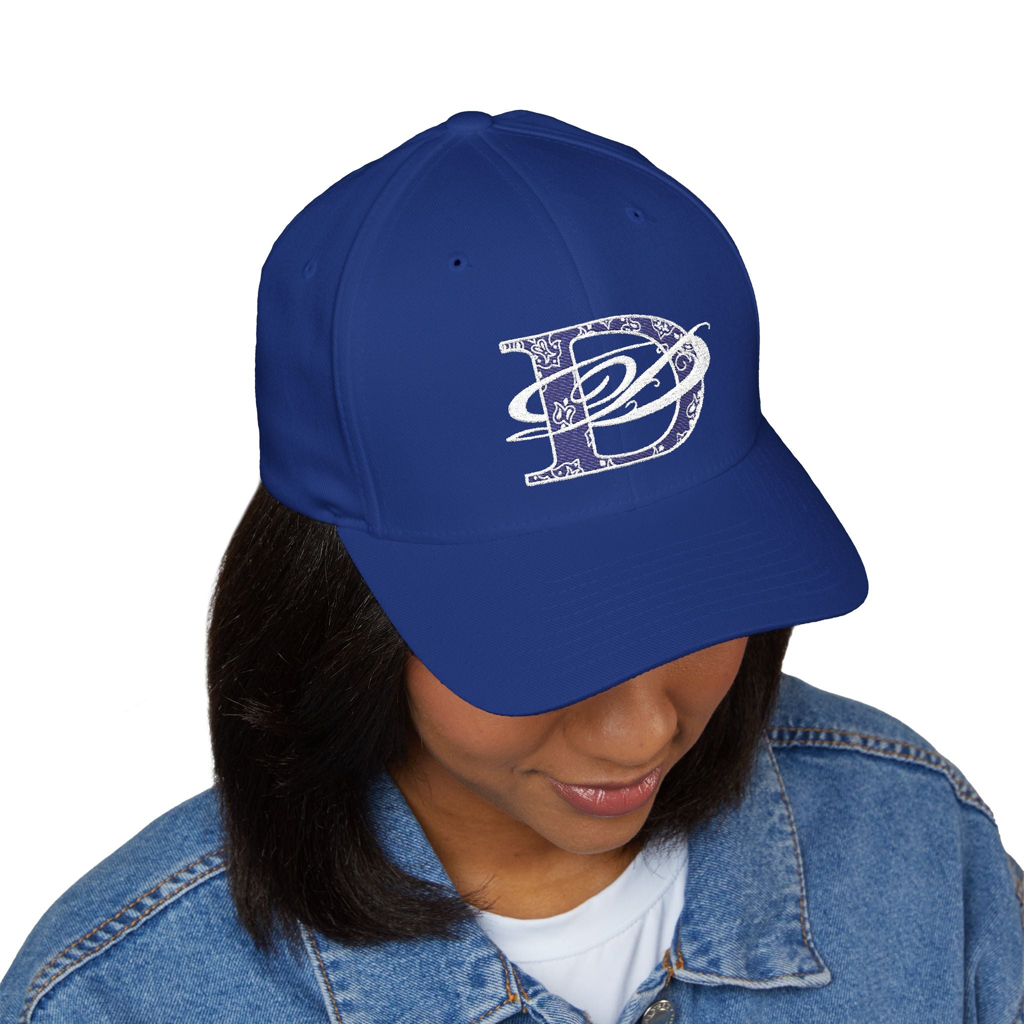 DD Bandana Logo Embroidered Closed Back Stretch Fit Cap