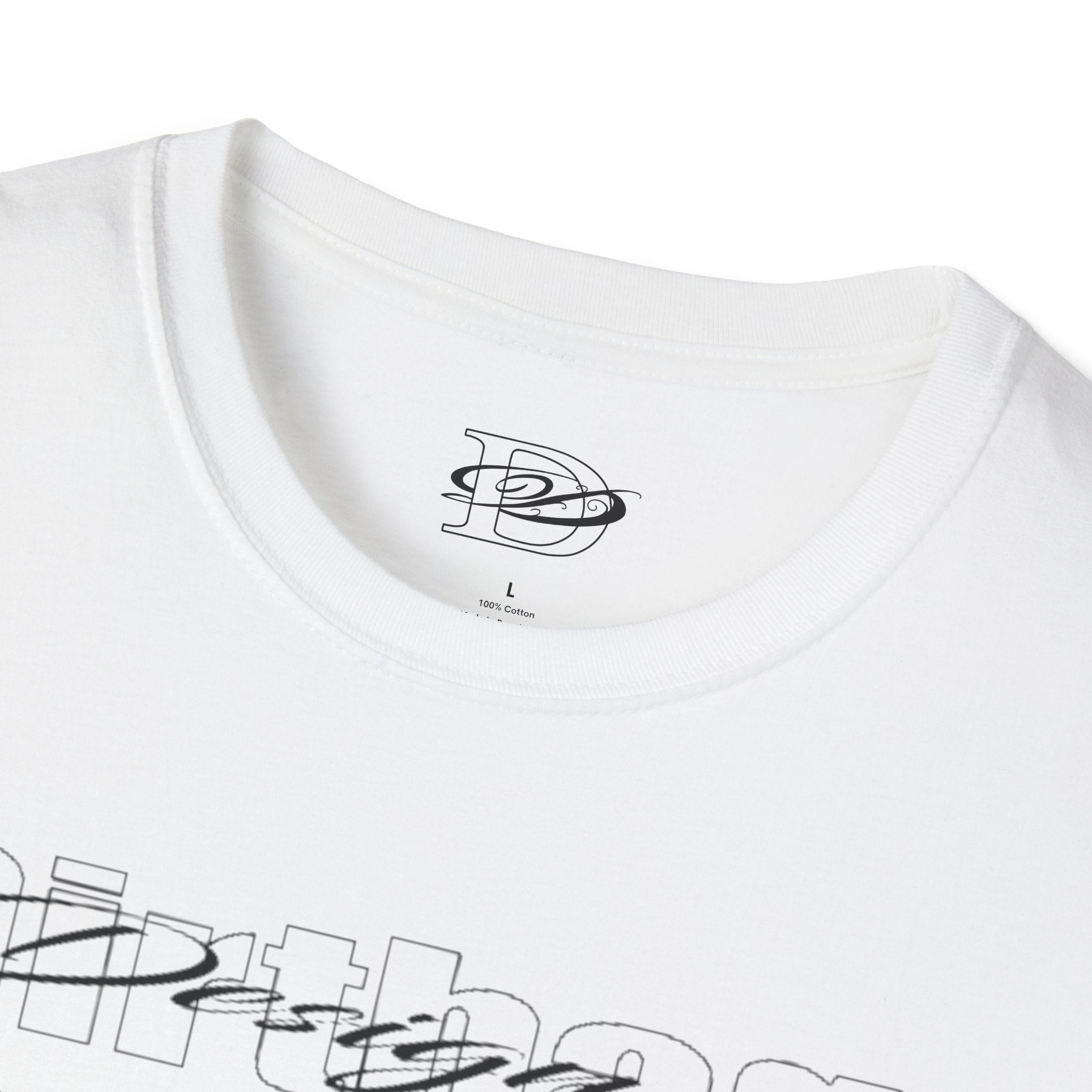 DD Monogram Bunny Skull Unisex Softstyle T- Shirt