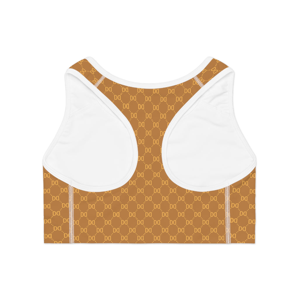 DD Monogram Pattern Sports Bra