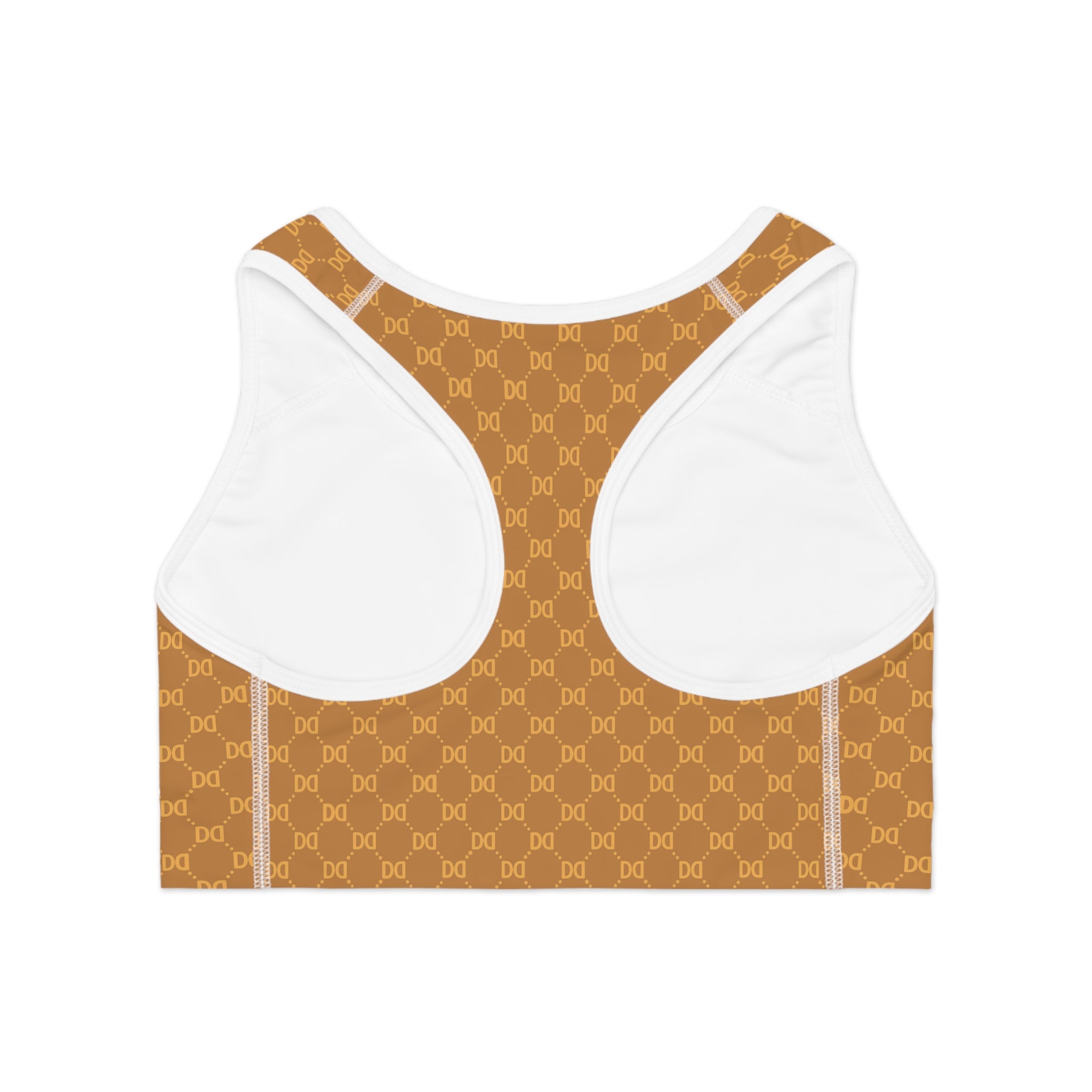 DD Monogram Pattern Sports Bra