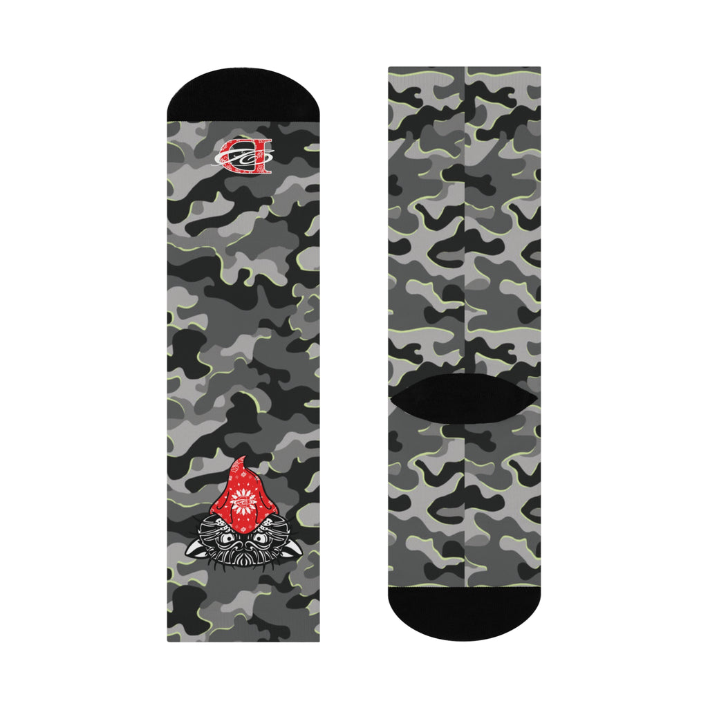 Bandito Panther Urban Camo Crew Socks AOP