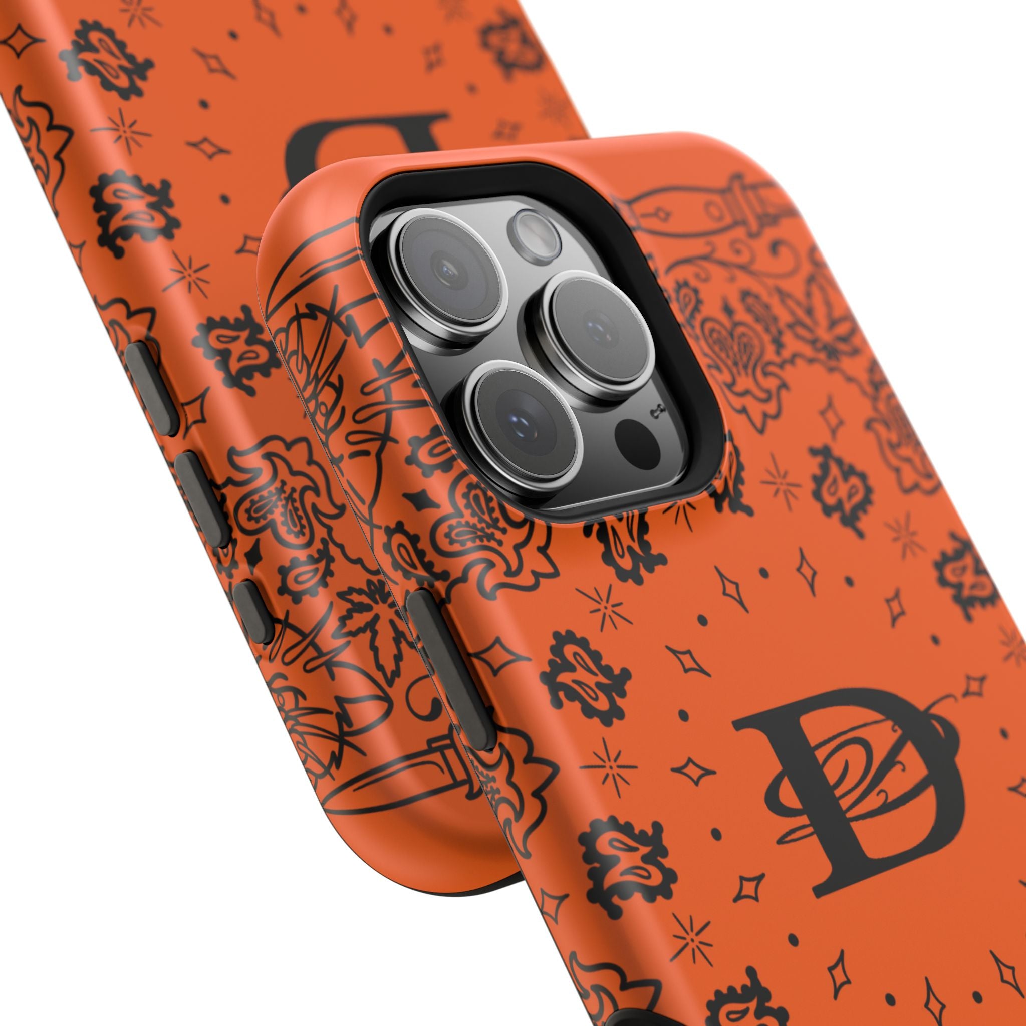 DD Custom Bandana Print Stylish Magnetic Phone Cases for Trendy Protection, Customize Your Style, Personalized Gift, Unique Design