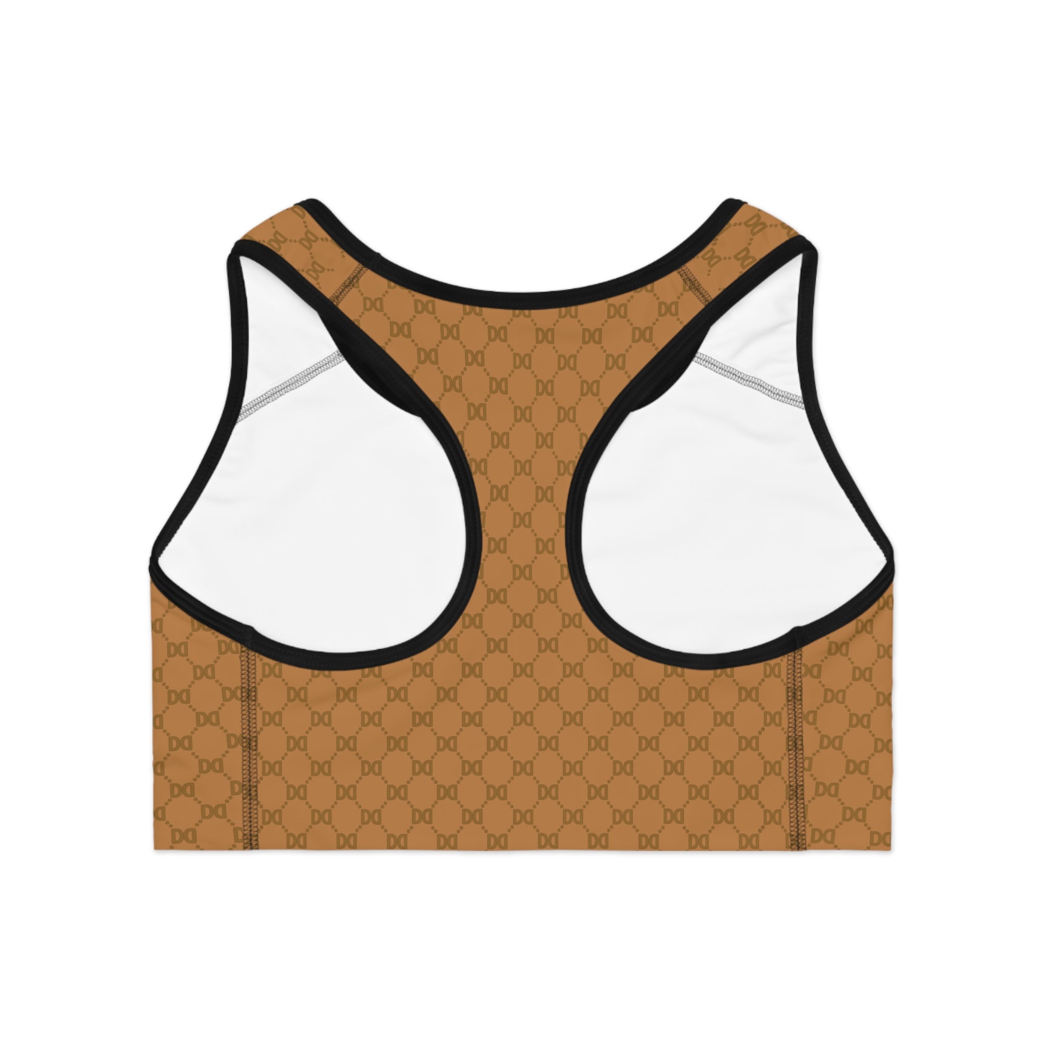 DD Monogram Pattern Sports Bra