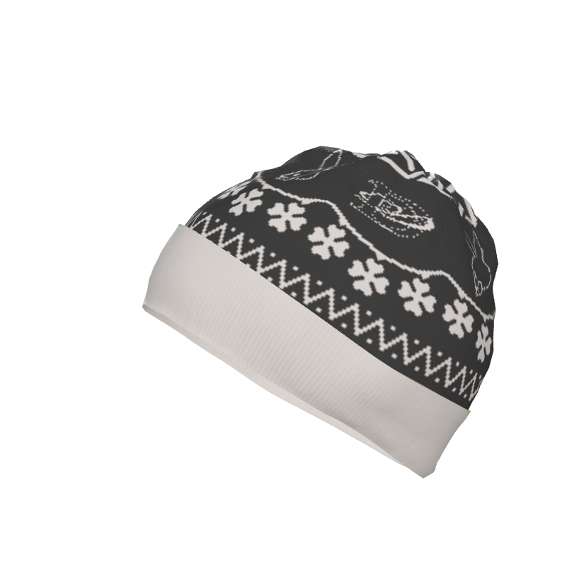 DD Bandito Panther Knit Beanie