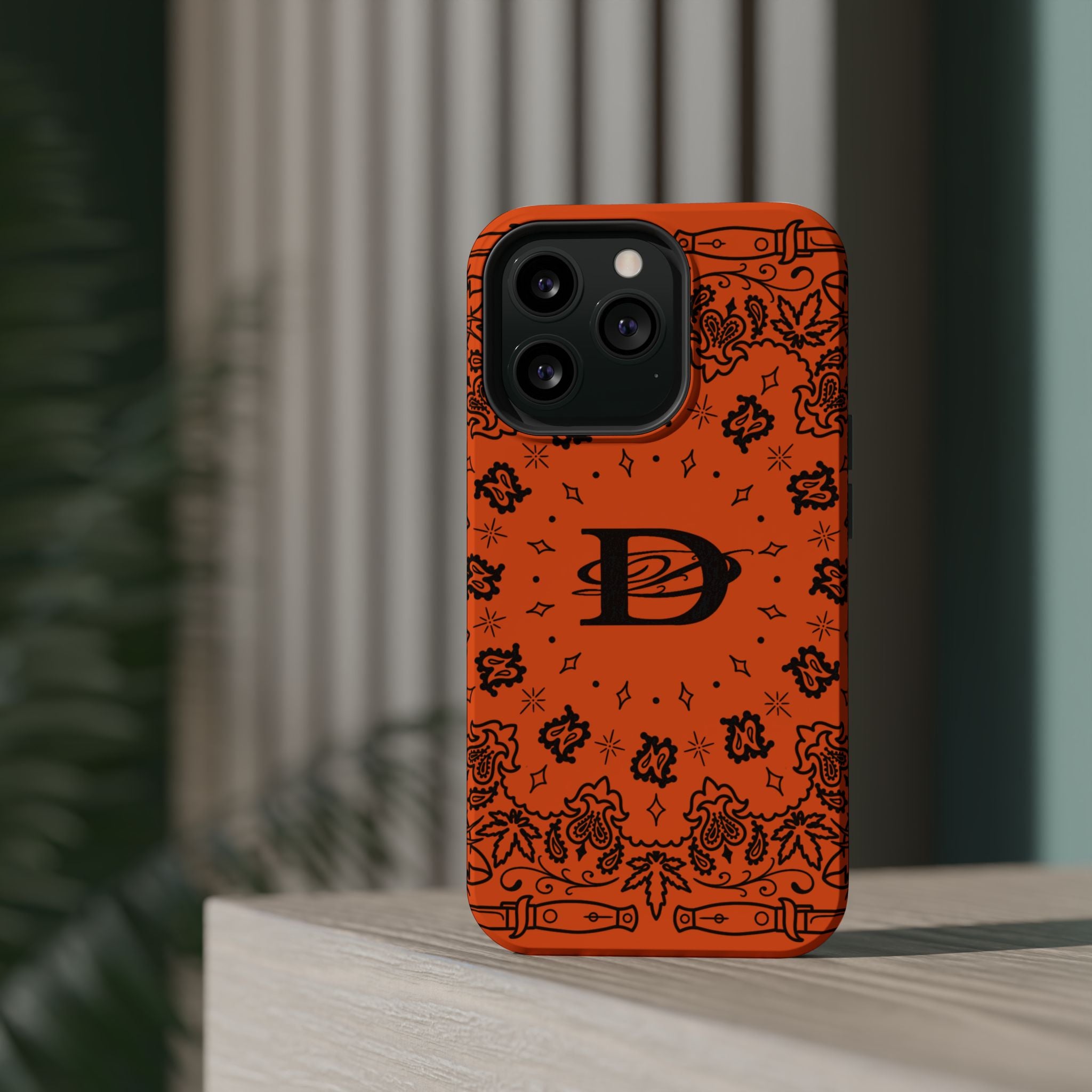 DD Custom Bandana Print Stylish Magnetic Phone Cases for Trendy Protection, Customize Your Style, Personalized Gift, Unique Design