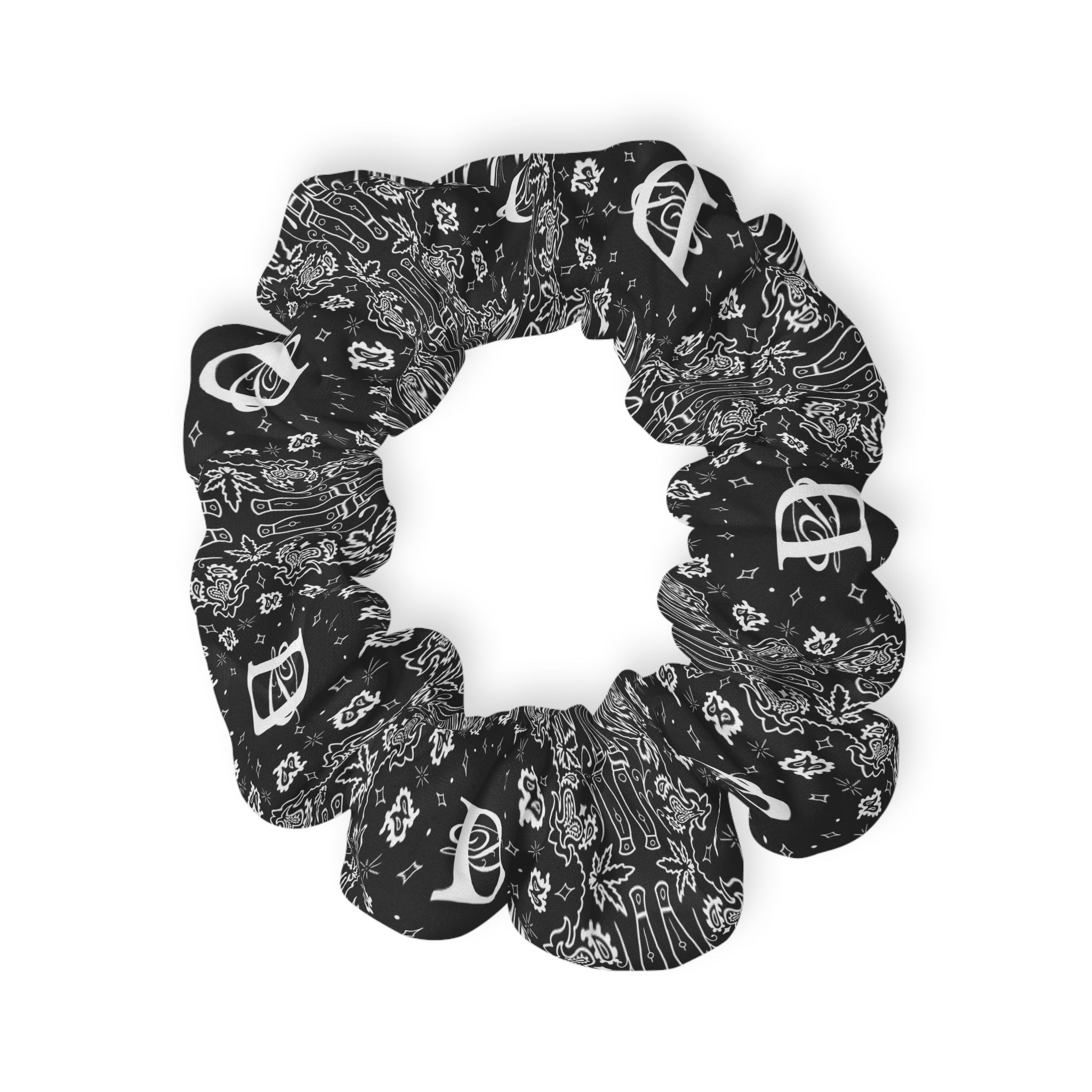 DD Custom Bandana Print Scrunchie AOP