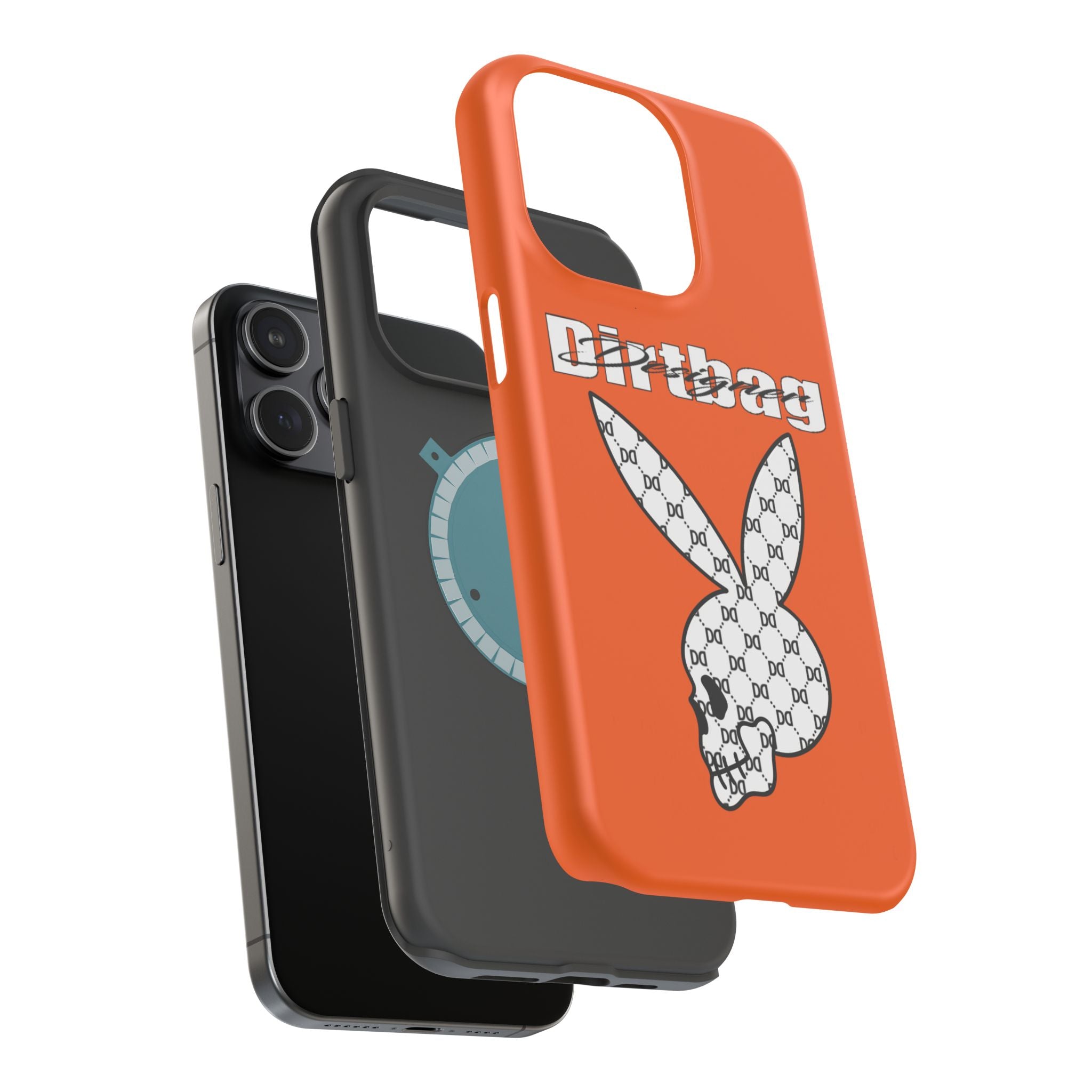 DD Monogram Bunny Skull Magnetic Phone Case