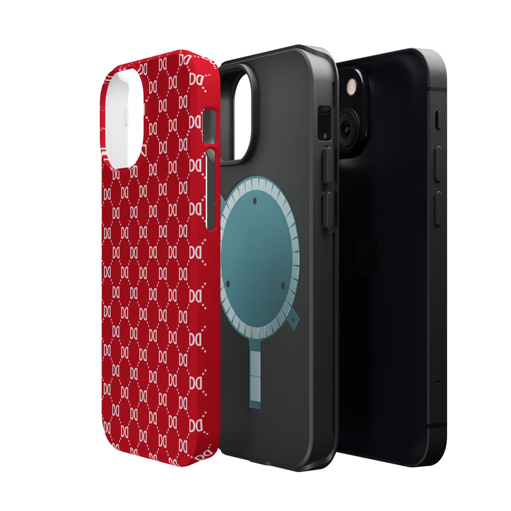 DD Monogram Pattern Magnetic Phone Case