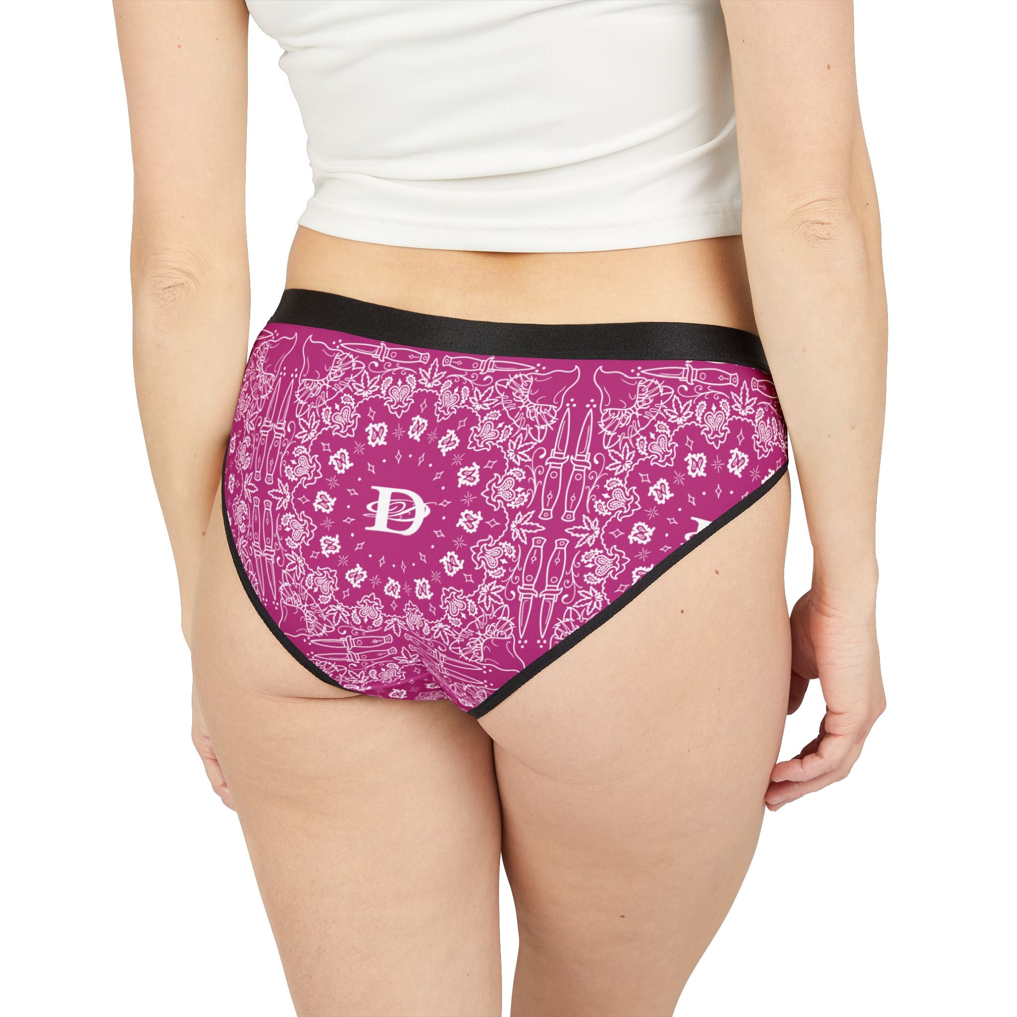 DD Custom Bandana Print  Women's Underwear AOP