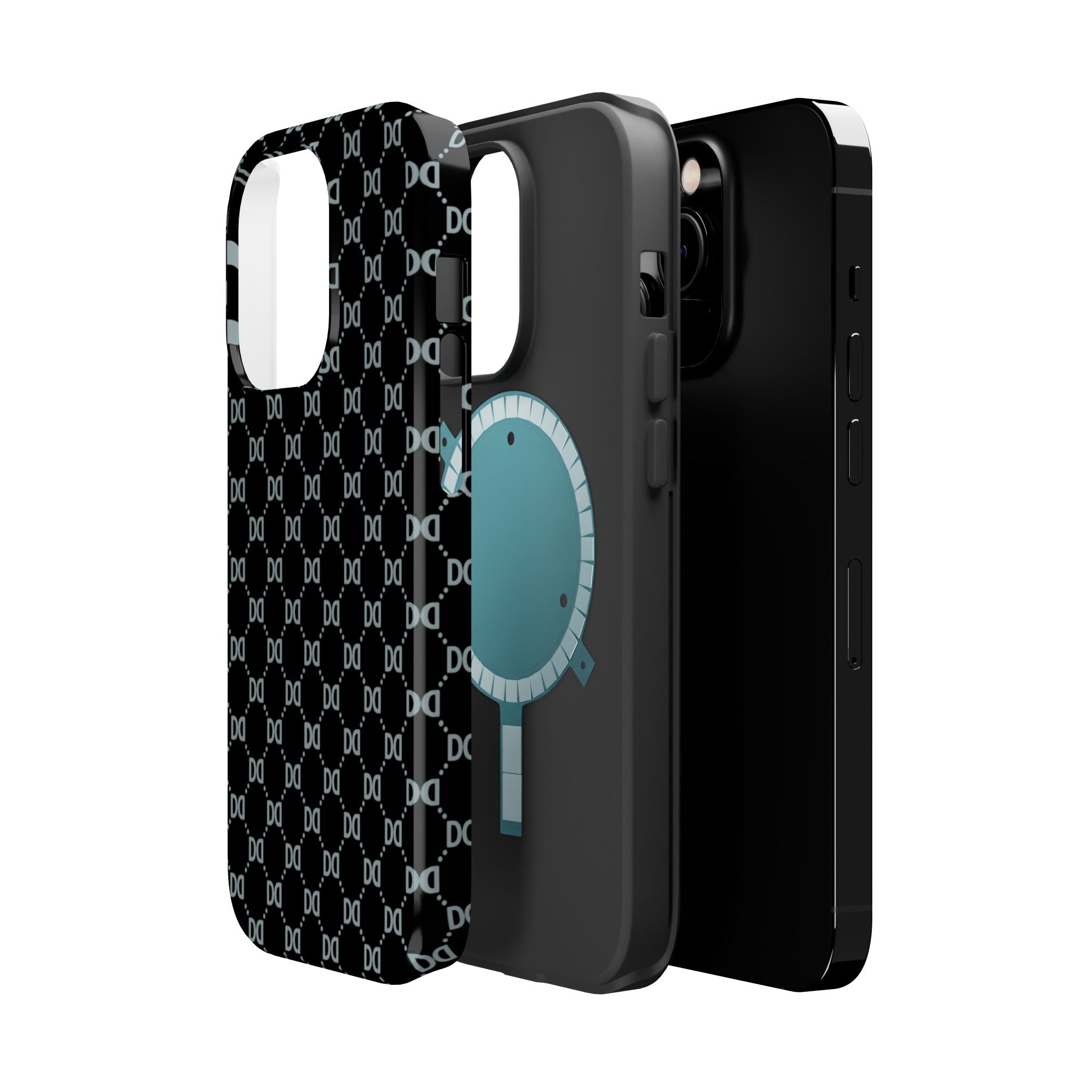DD Monogram Pattern Magnetic Phone Case