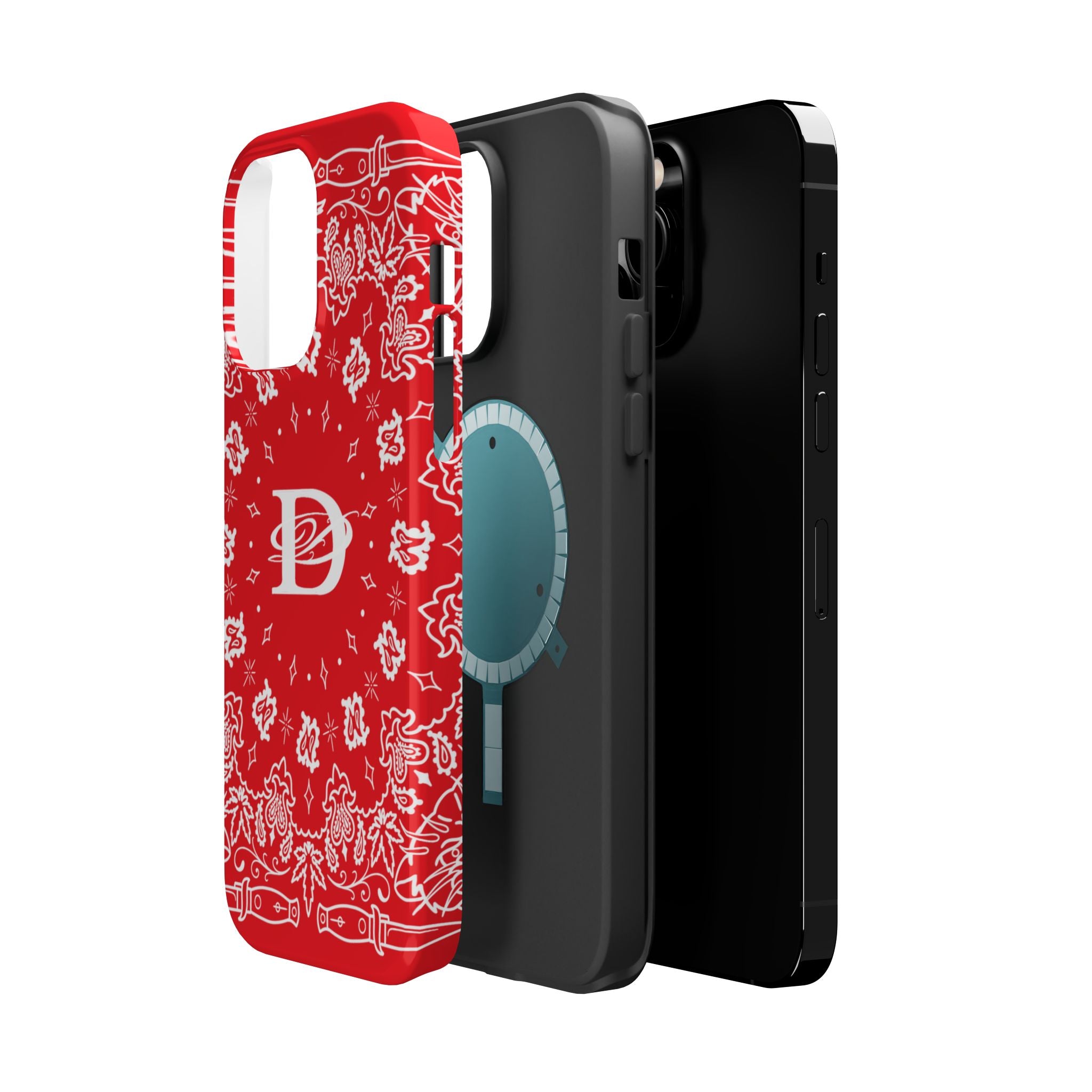 DD Custom Bandana Print Magnetic iPhone Case