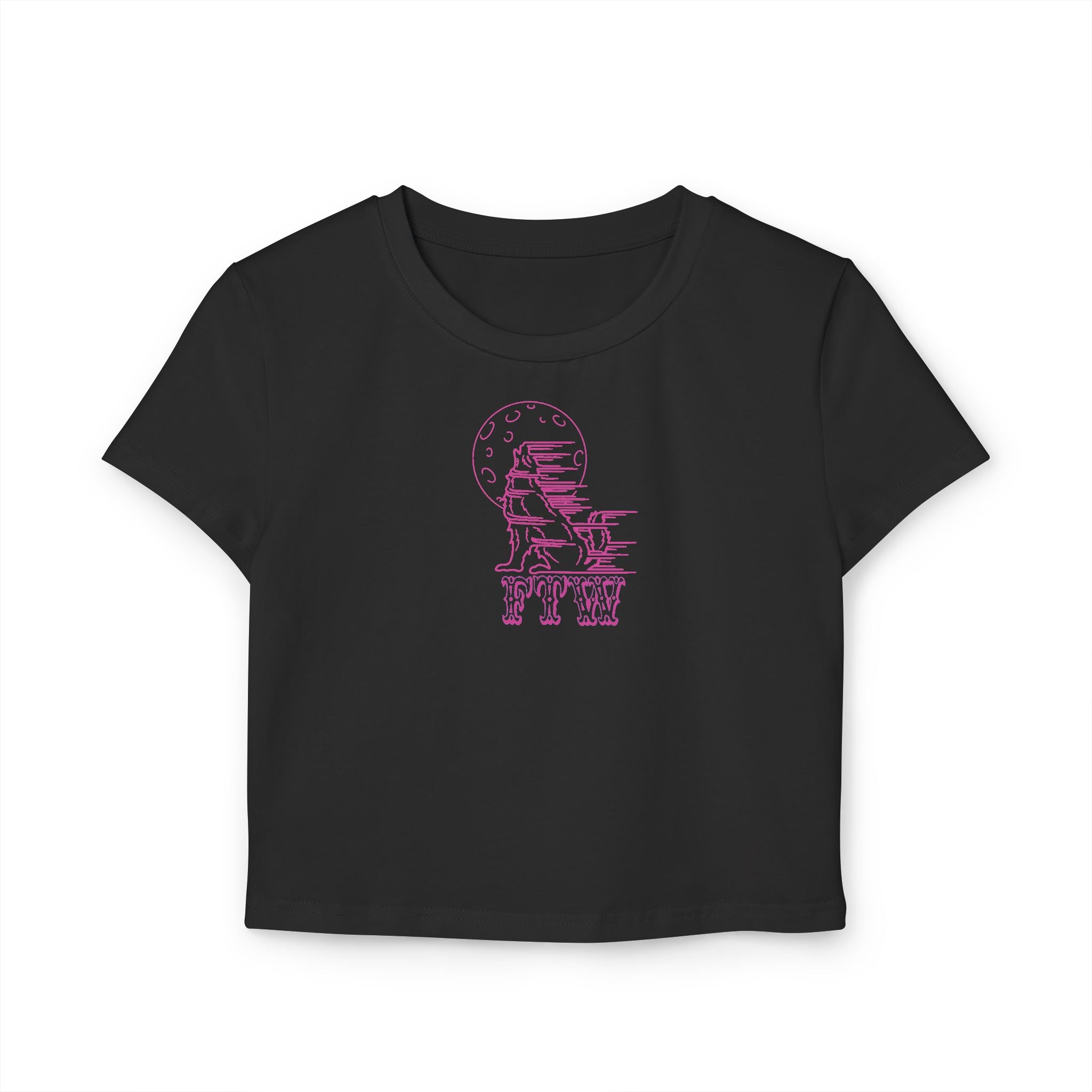"Stay Hungry" Wolf Women's Baby Tee