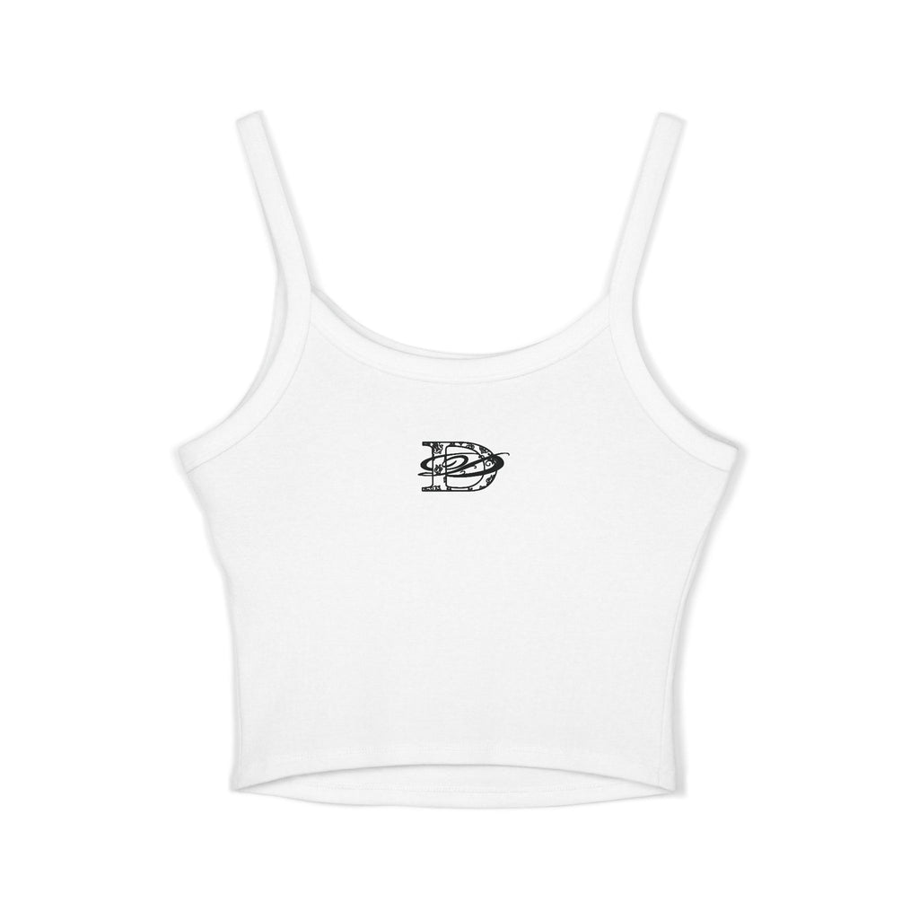 250th Anniversary Eagle w/Clasped Hands Tattoo Design 1776-2026 Spaghetti Strap Woman's Tank Top