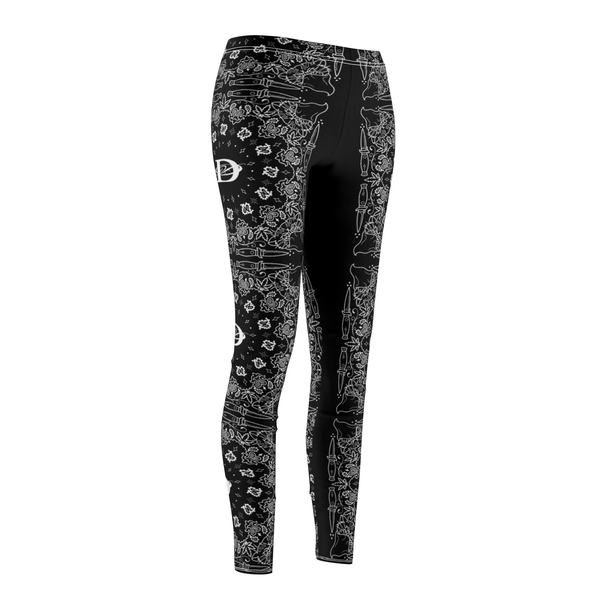 DD Custom Bandana Print Women's Leggings AOP