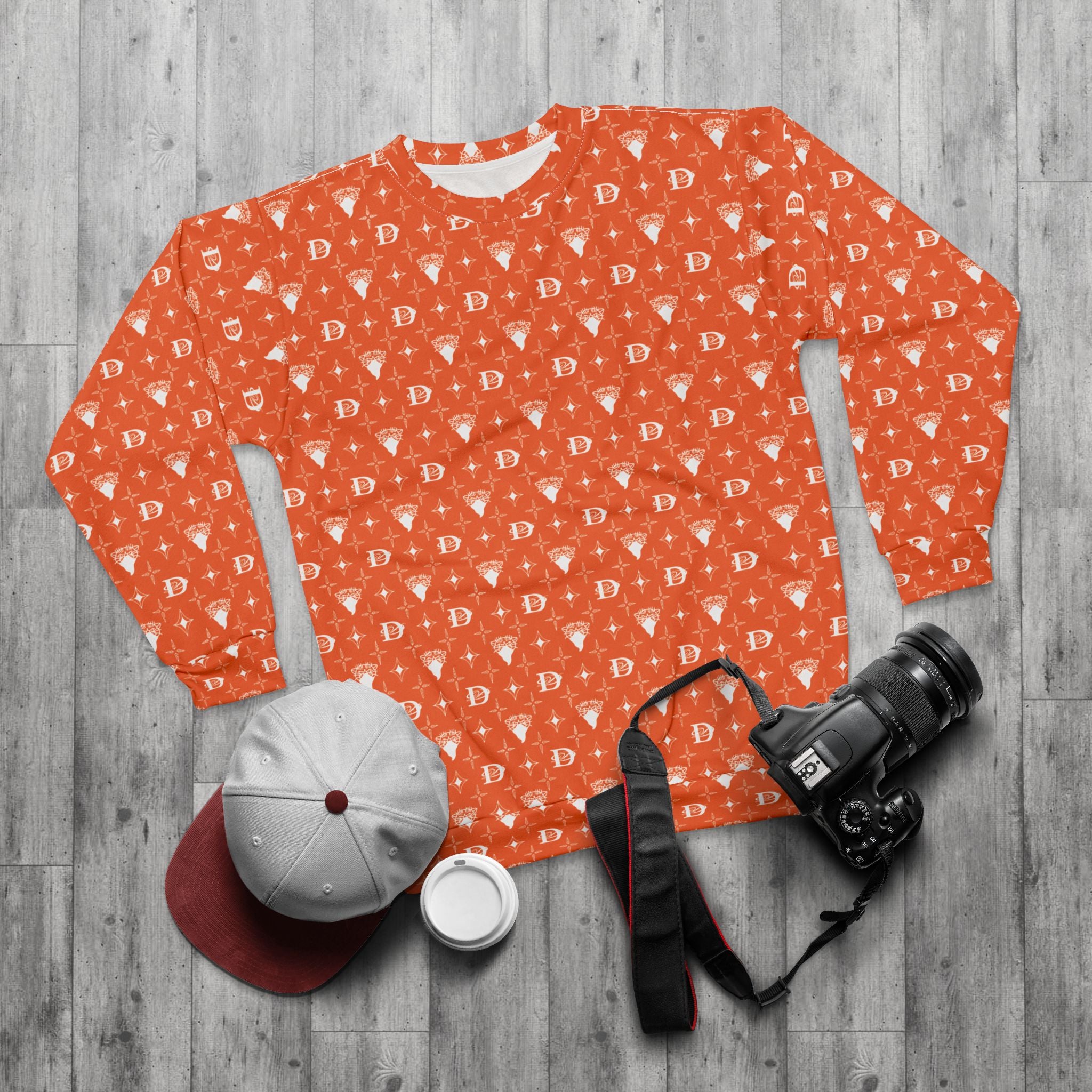 Bandito Panther Custom Monogram Print Unisex Sweatshirt AOP