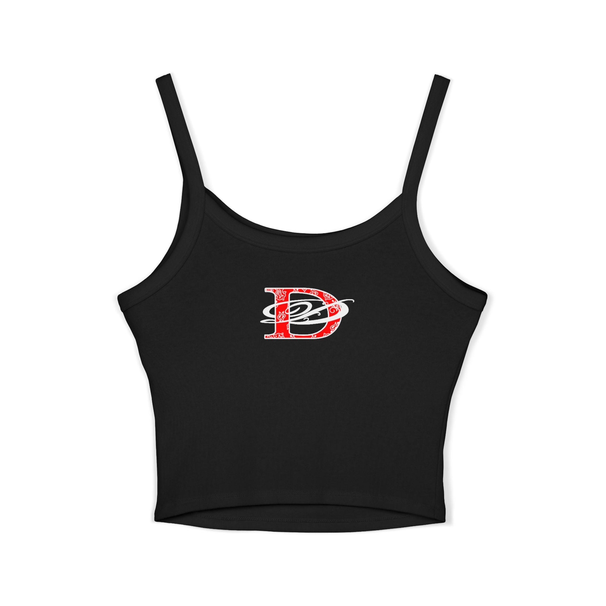 DD Climbing Panther w/Bandana Spaghetti Strap Tank Top