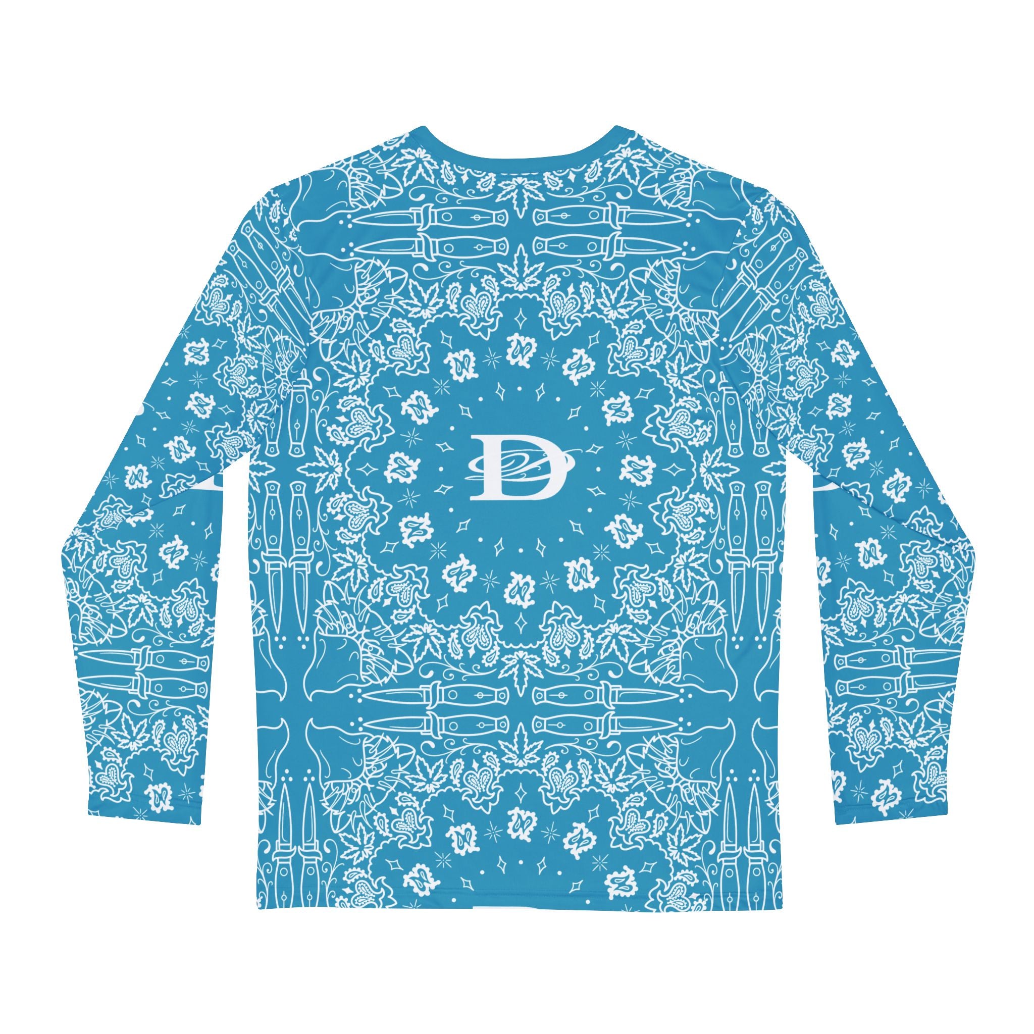 DD Custom Bandana Print Longsleeve T-Shirt AOP