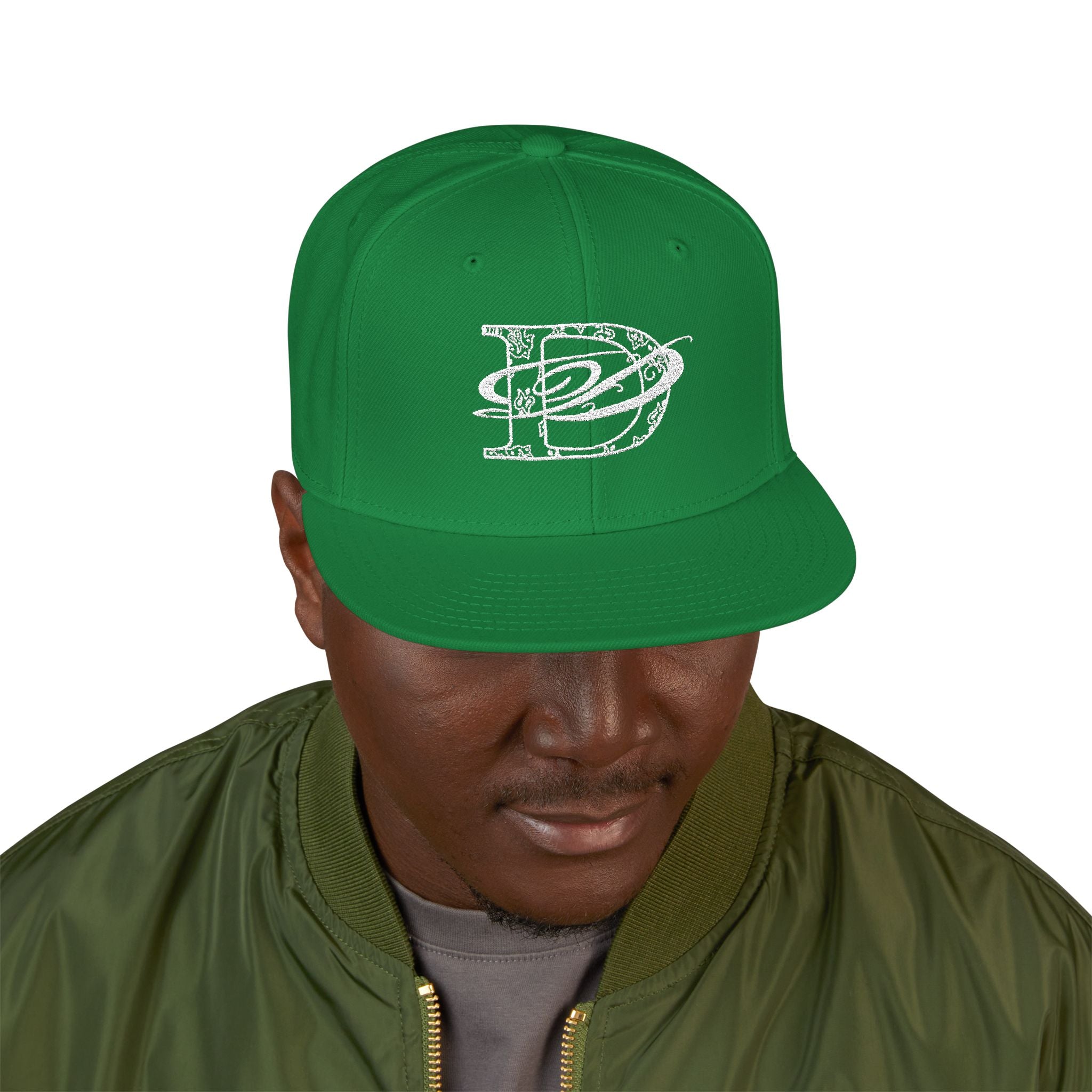 DD Bandana Print Embroidered Flat Billed Snapback Cap | Streetwear, Urban Fashion, Tattoo, Bandana, Designer