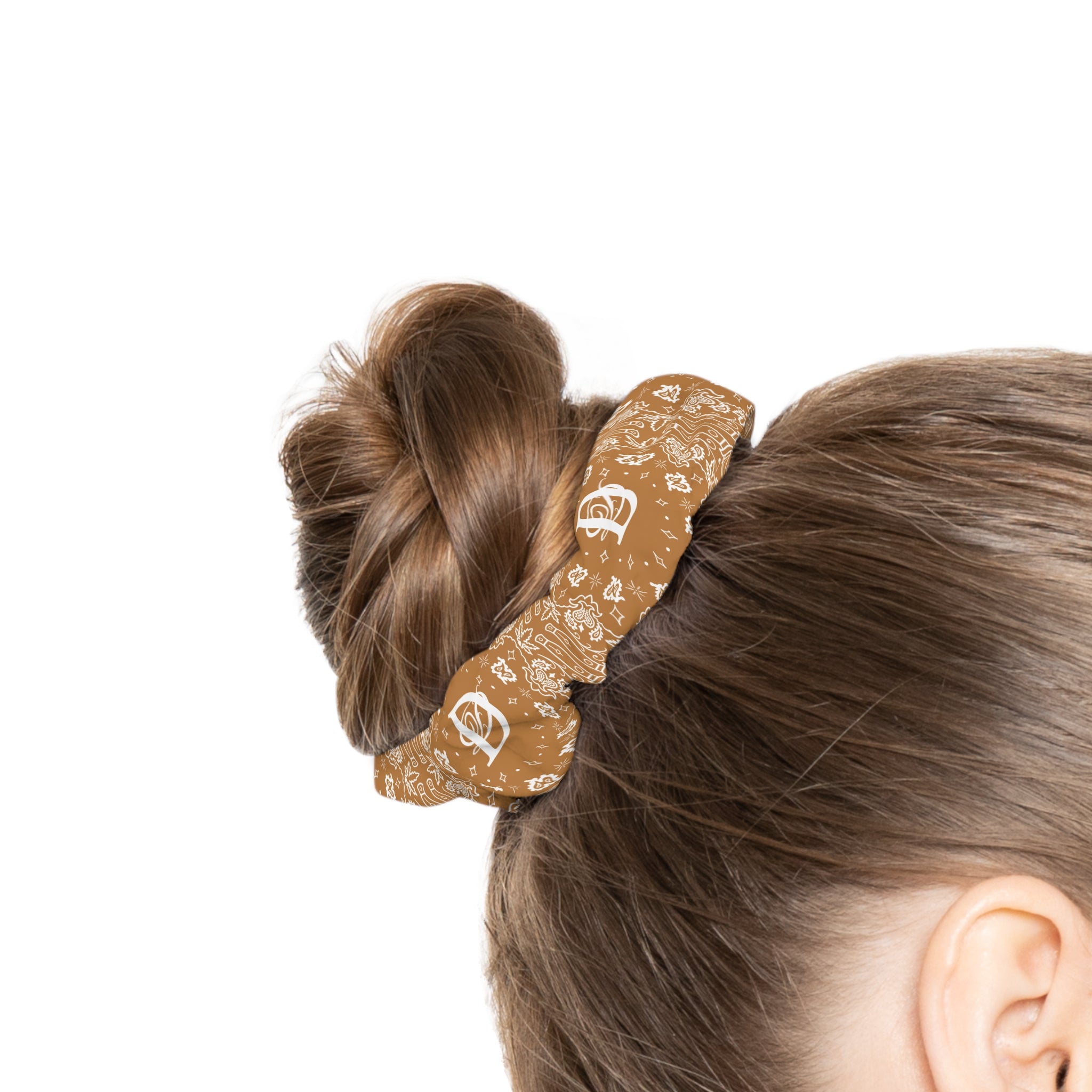 DD Custom Bandana Print Scrunchie AOP