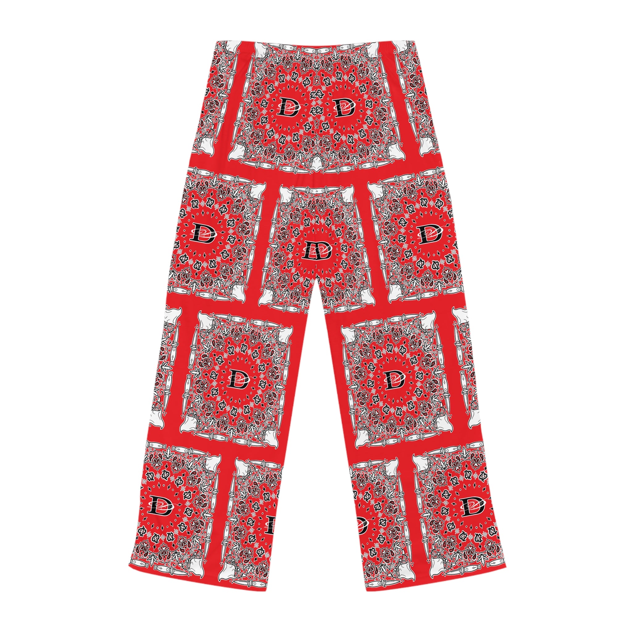 DD Custom Bandana Print Women's Pajama Pants AOP