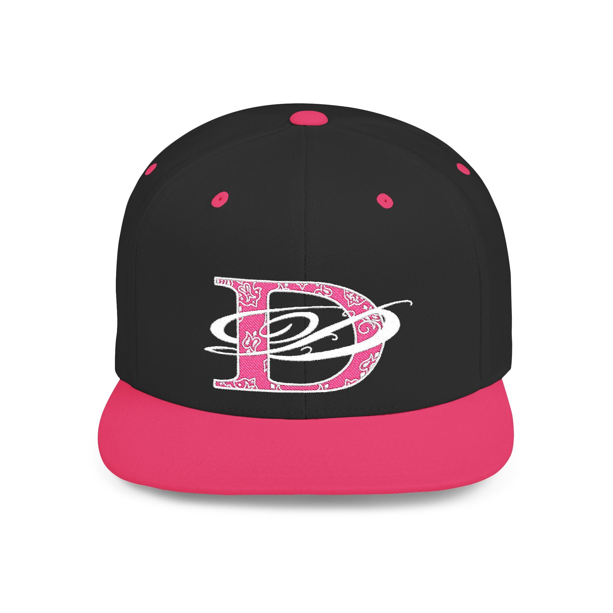 DD Bandana Logo Flat Bill Snapback Cap