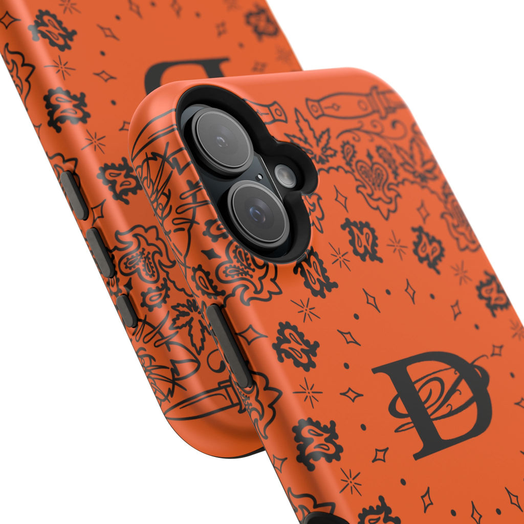 DD Custom Bandana Print Stylish Magnetic Phone Cases for Trendy Protection, Customize Your Style, Personalized Gift, Unique Design