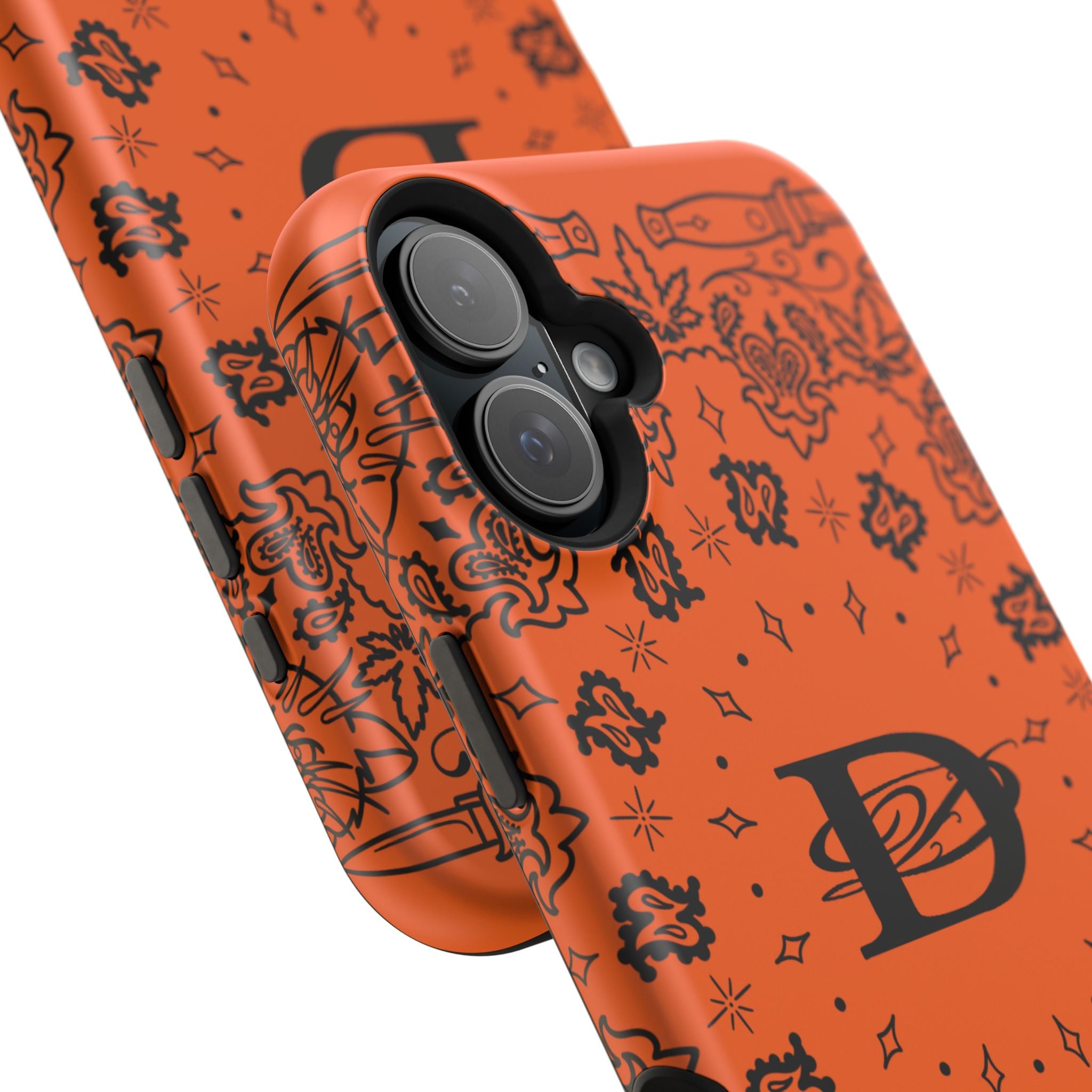 DD Custom Bandana Print Stylish Magnetic Phone Cases for Trendy Protection, Customize Your Style, Personalized Gift, Unique Design