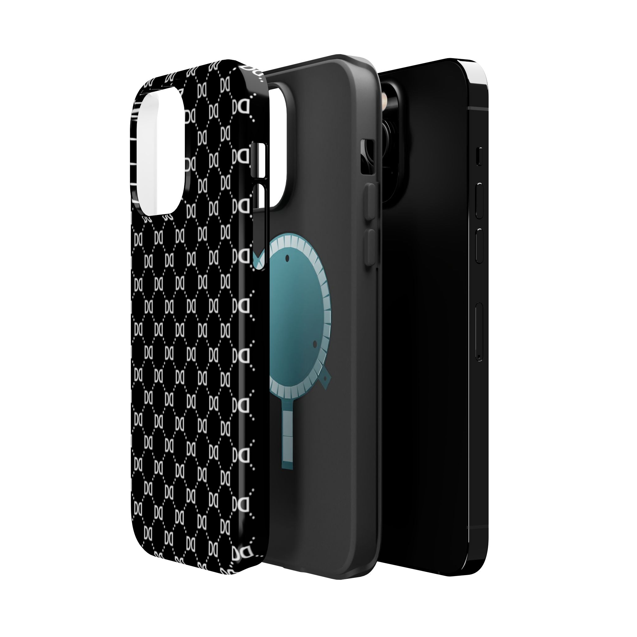 DD Monogram Pattern Magnetic Phone Case