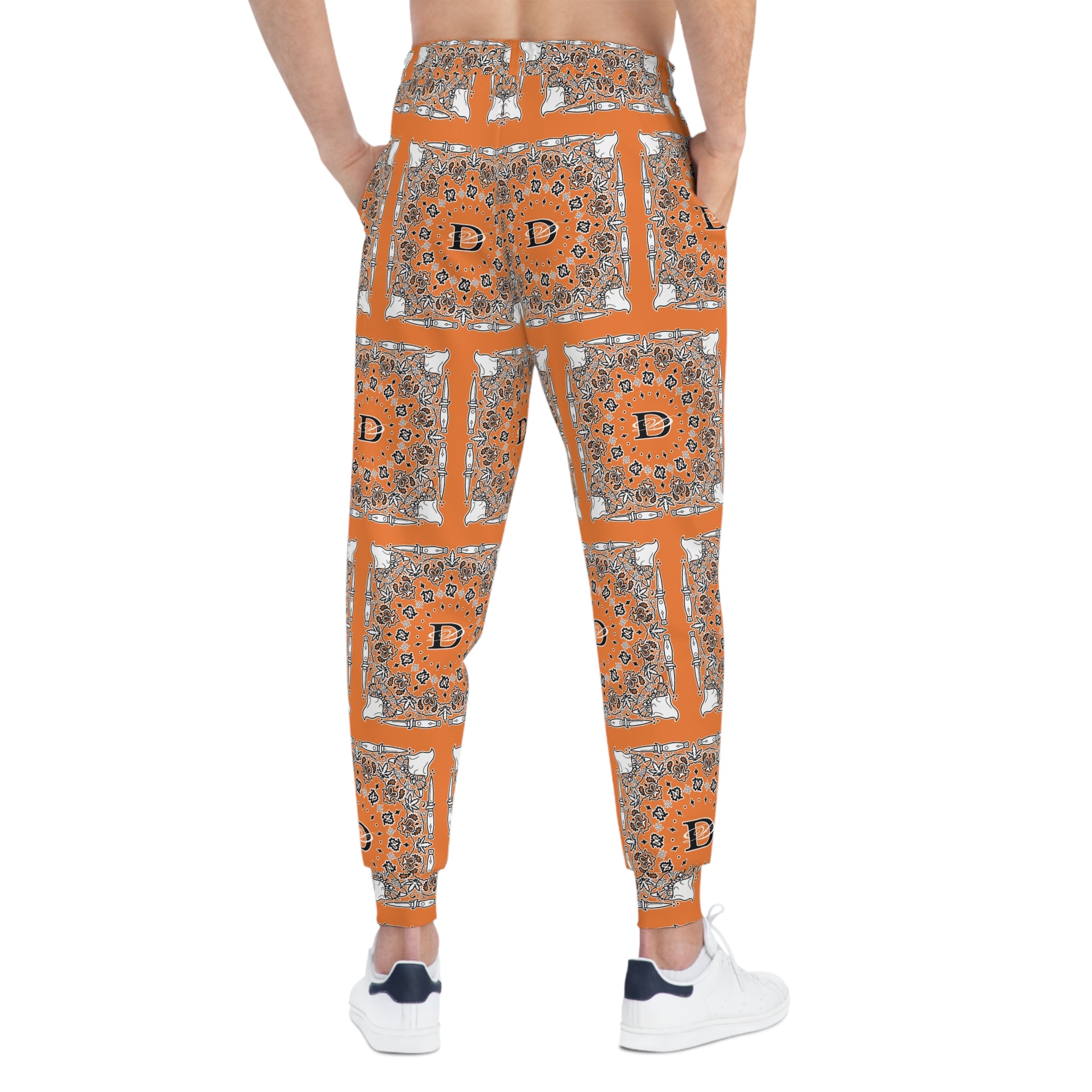 DD Custom Bandana Print Joggers AOP