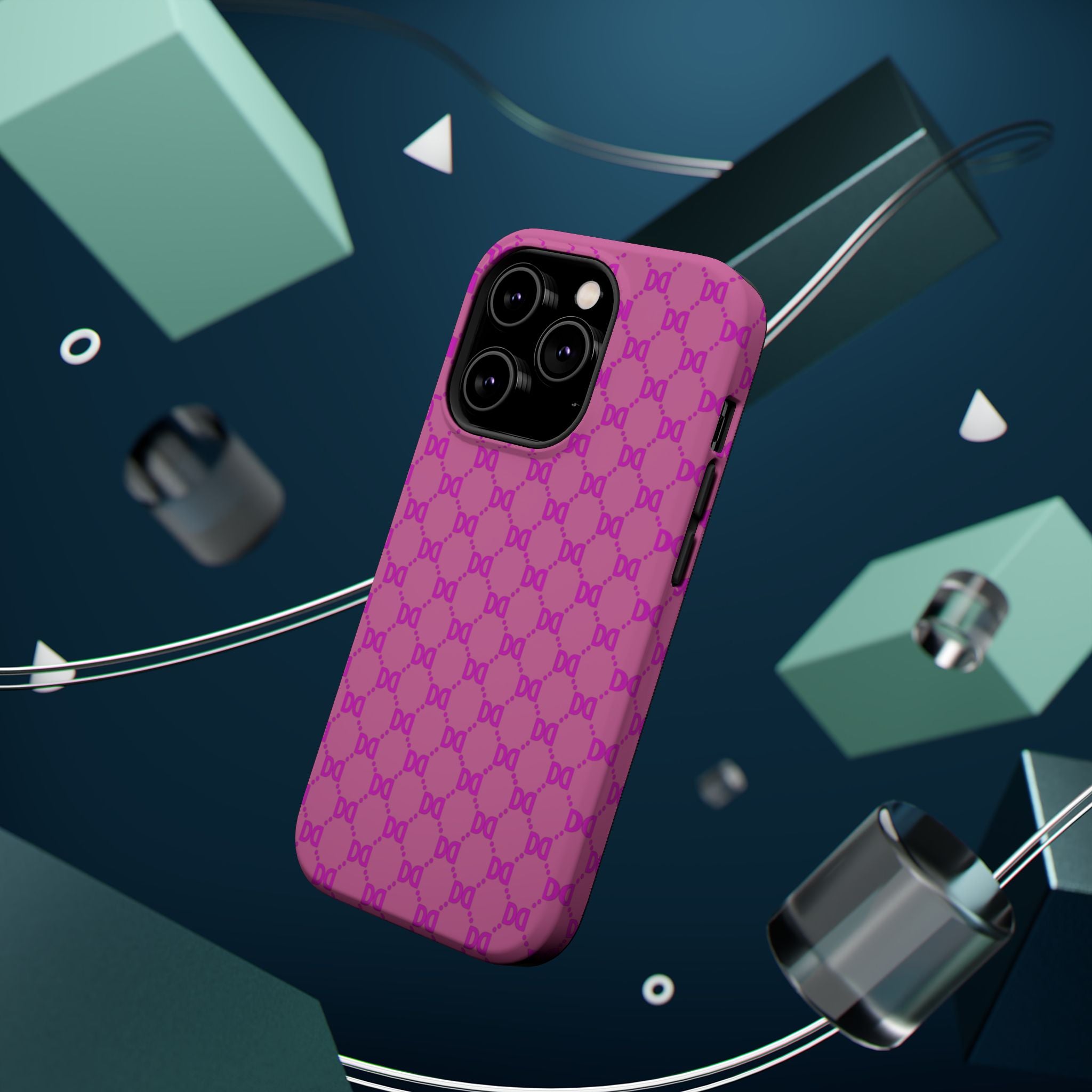 DD Monogram Pattern Magnetic Phone Case