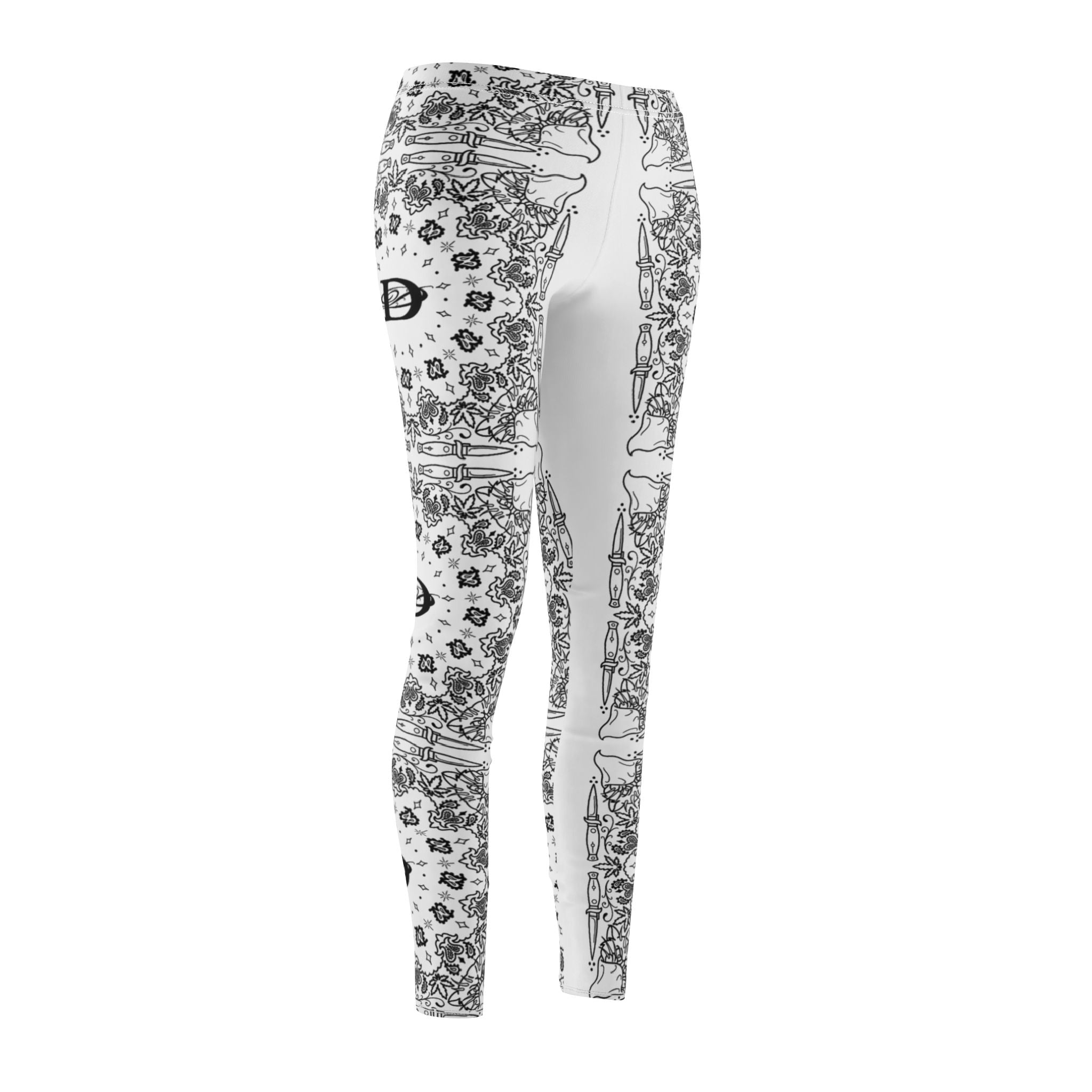 DD Custom Bandana Print Women's Casual Leggings AOP