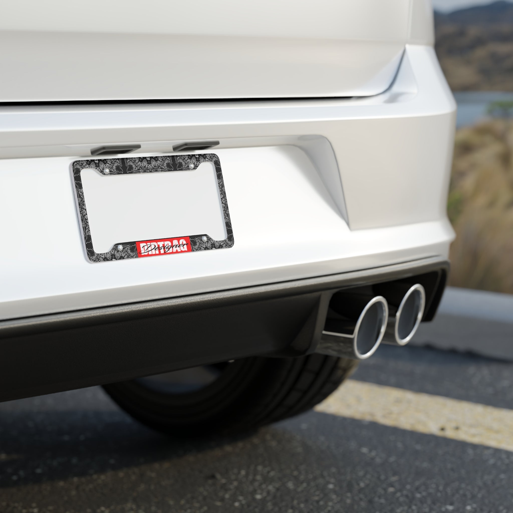 DD Custom Bandana License Plate Frame for Car AOP
