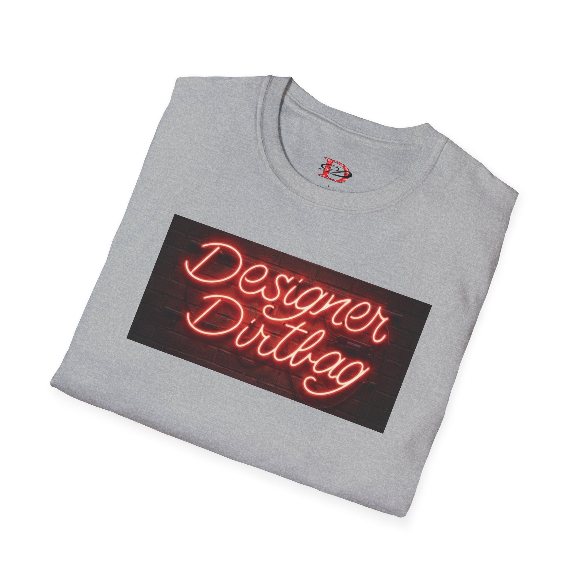 DD Neon Sign Softstyle Unisex T-Shirt