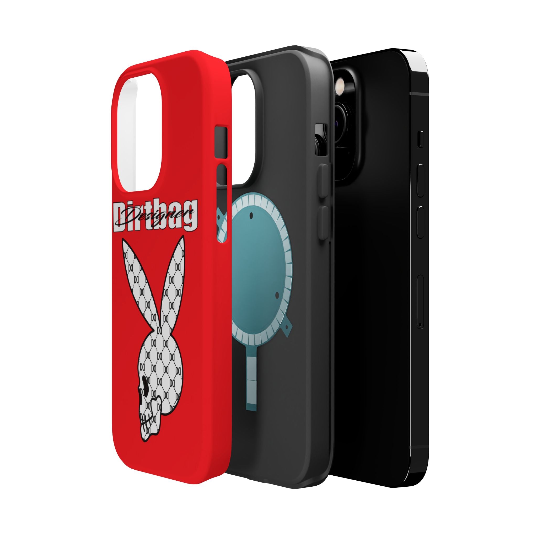 DD Monogram Bunny Skull Magnetic Phone Case