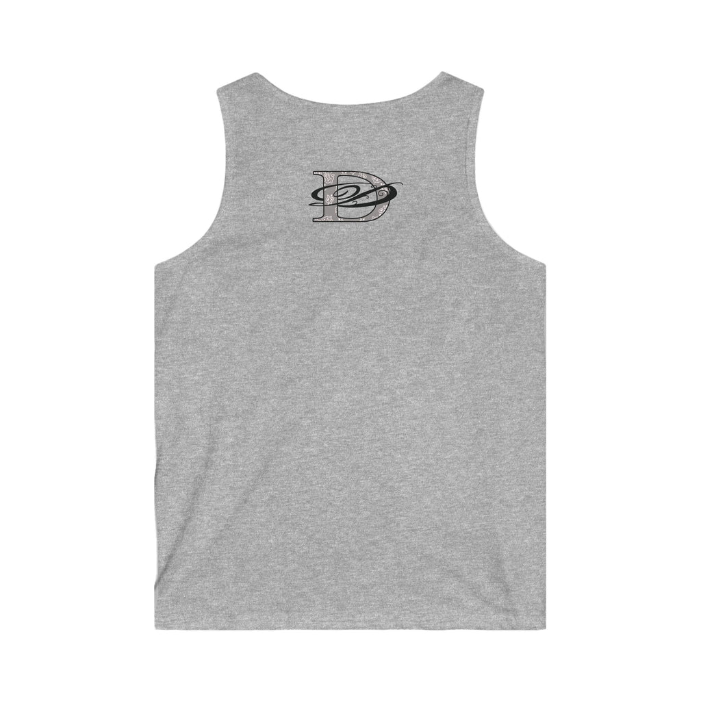 Old English Bandana Print Mens Tank Top