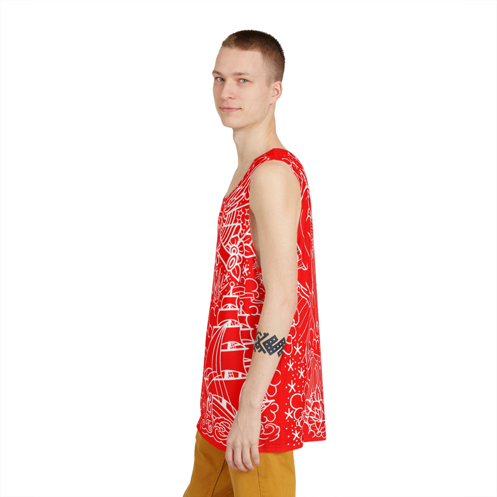 American Traditional Body Suit Tank Top AOP