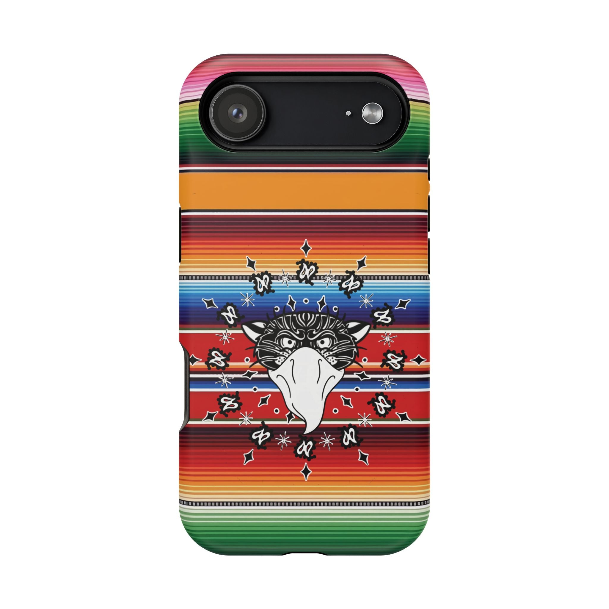 Serape Bandito Panther Paisley Design Magnetic Tough Phone Case iPhone/Samsung
