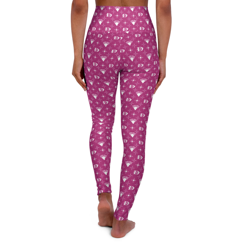 Bandito Panther Custom Monogram High Waisted Leggings AOP