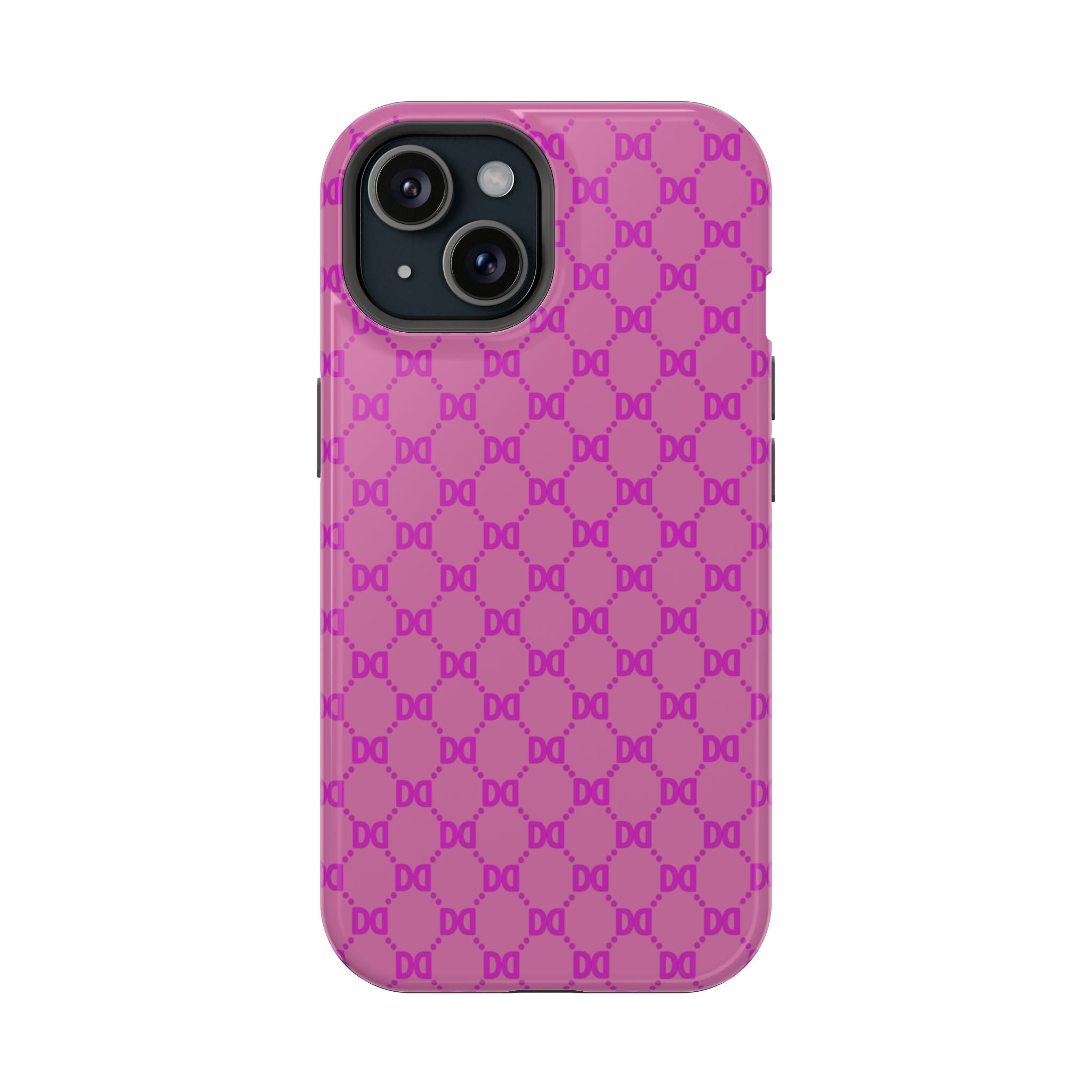 DD Monogram Pattern Magnetic Phone Case