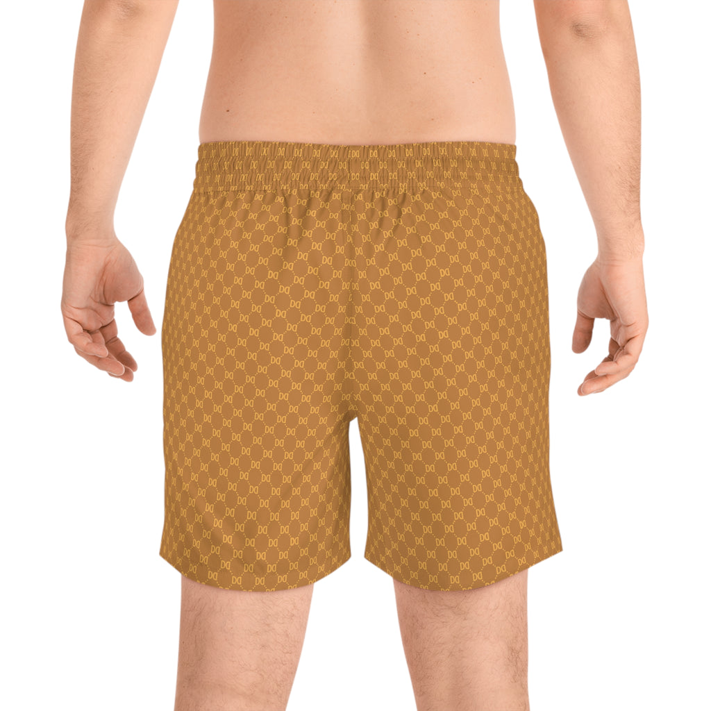 DD Monogram Men's Mid-Length Swim Shorts