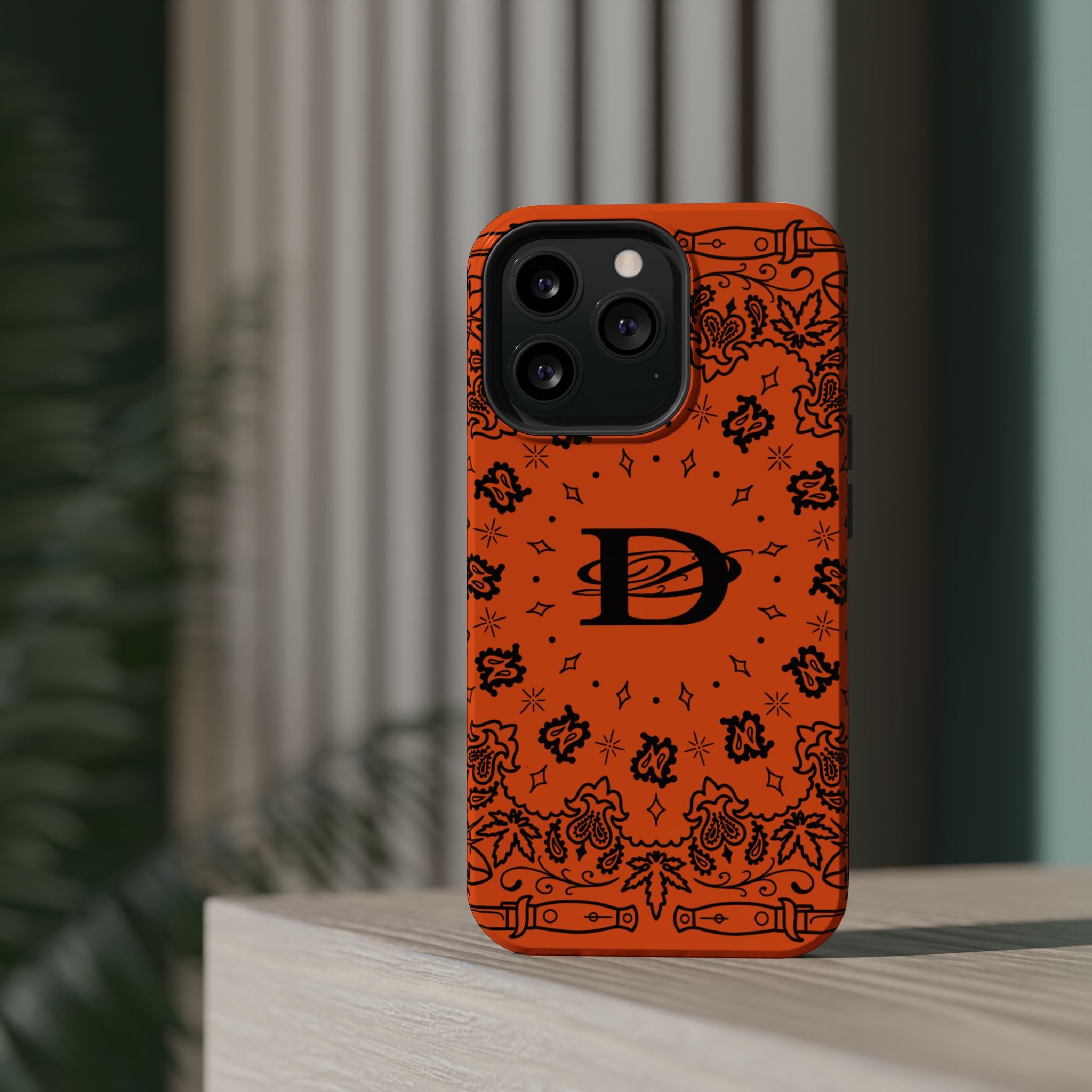 DD Custom Bandana Print Stylish Magnetic Phone Cases for Trendy Protection, Customize Your Style, Personalized Gift, Unique Design