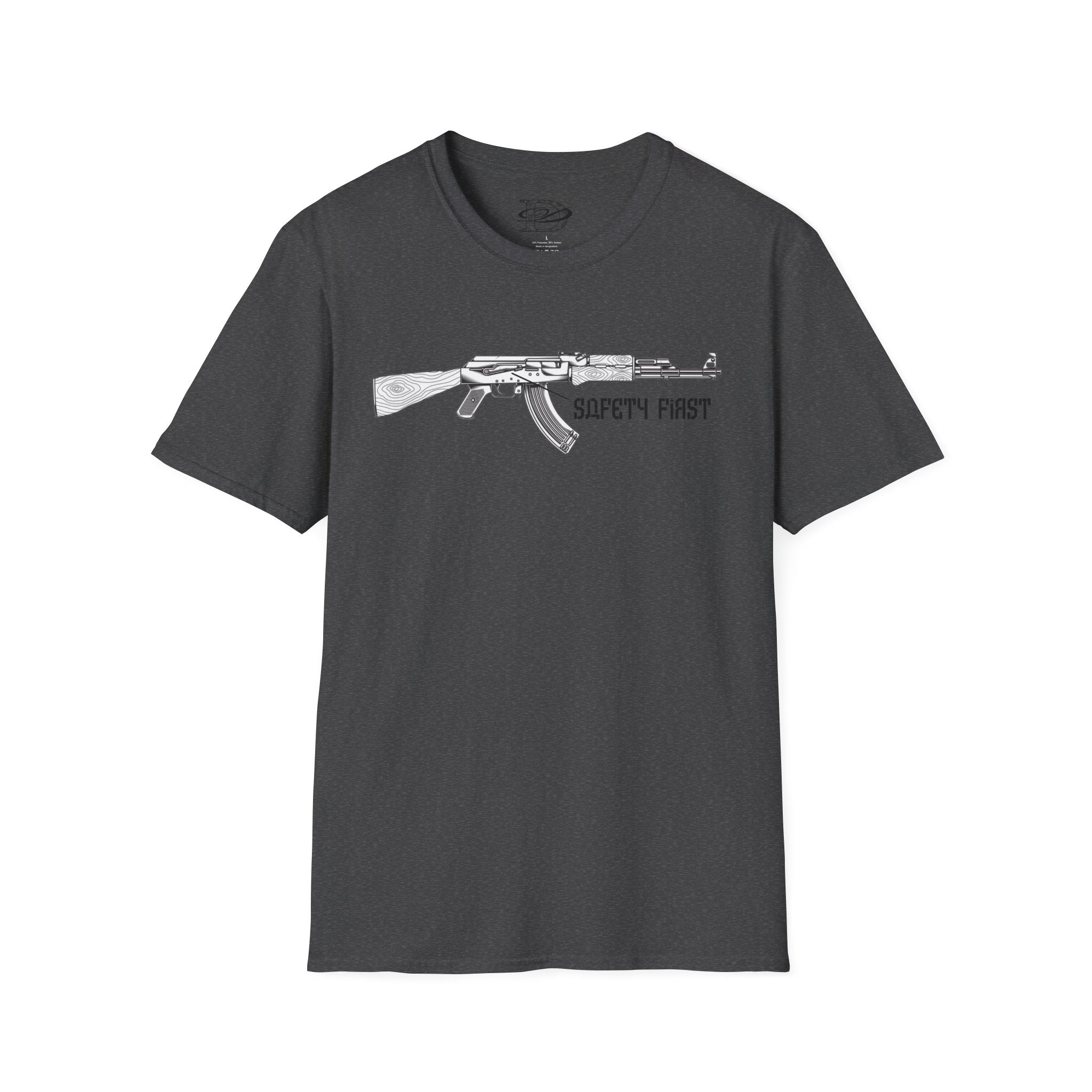 "Safety First" AK-47 Unisex Softstyle T-Shirt
