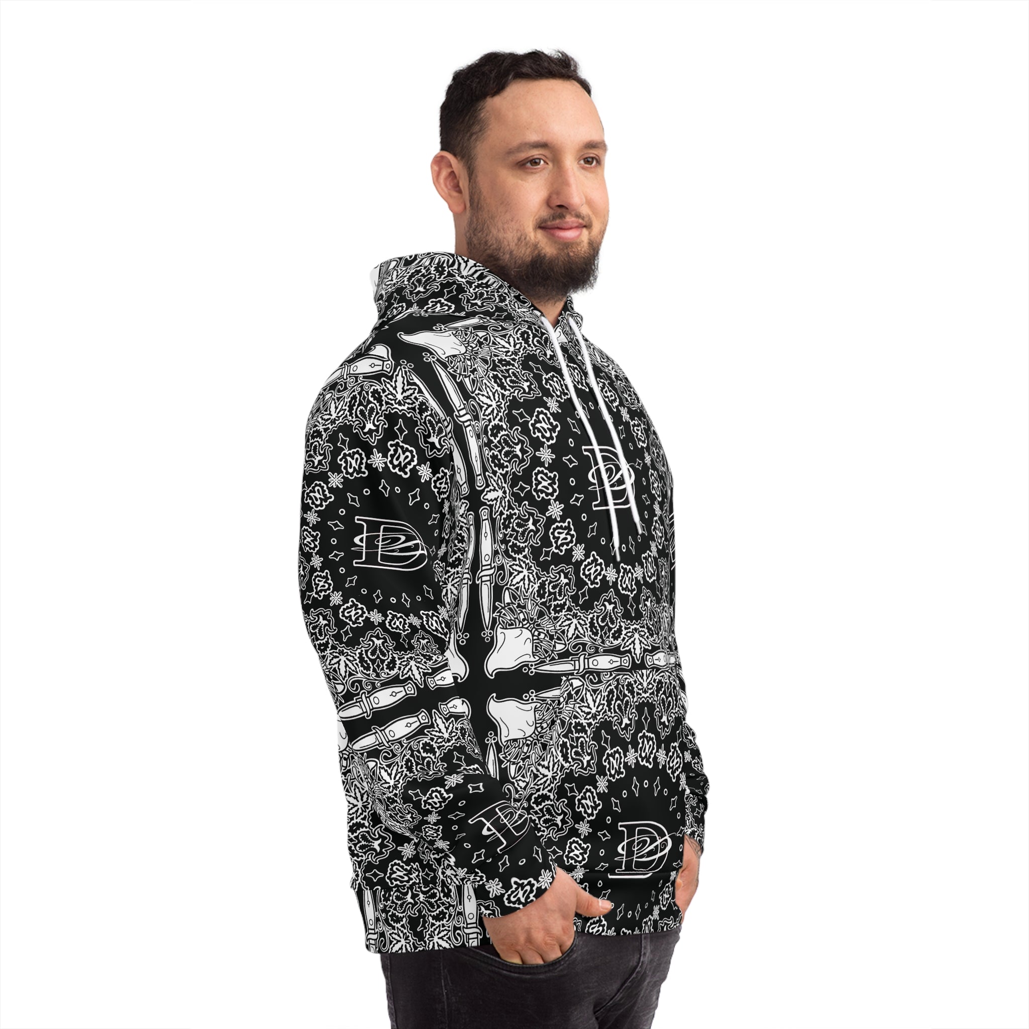 DD Custom Bandana Unisex Hoodie AOP