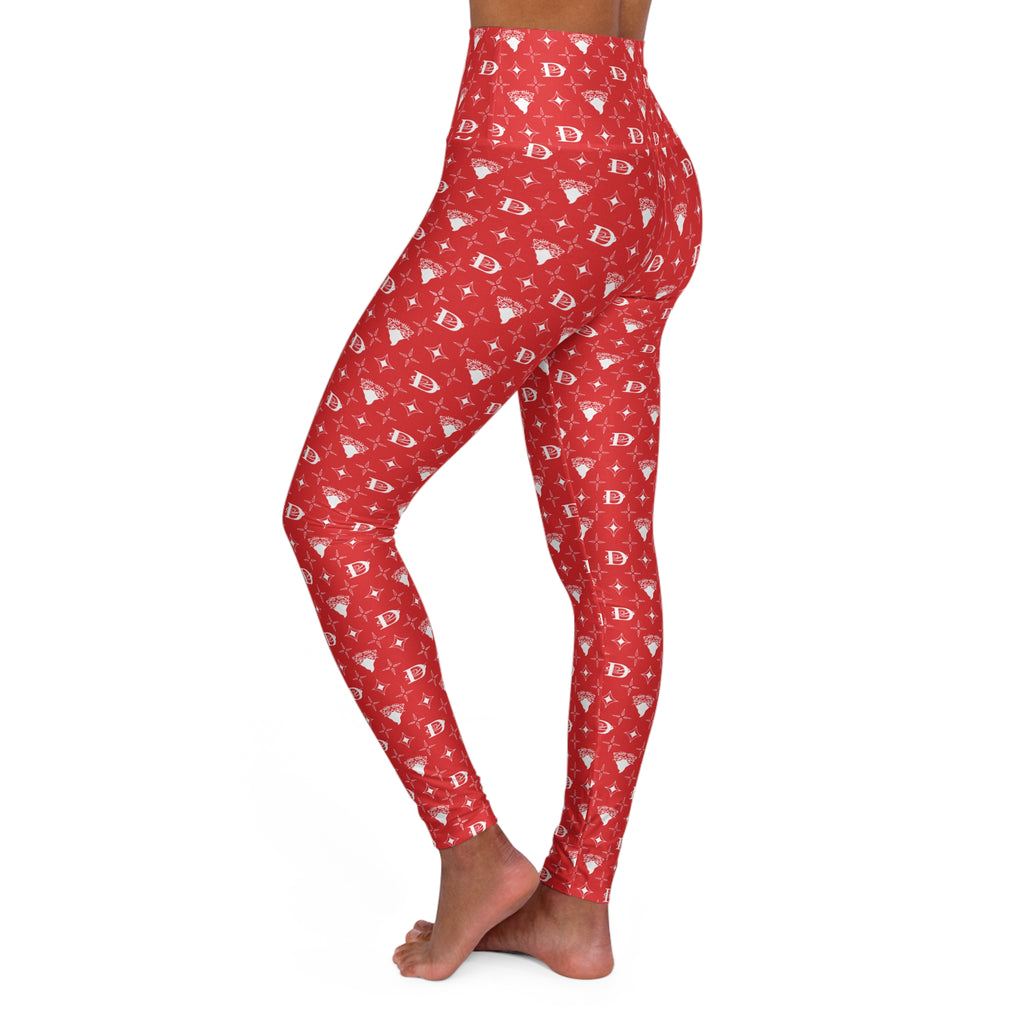 Bandito Panther Custom Monogram High Waisted Leggings AOP