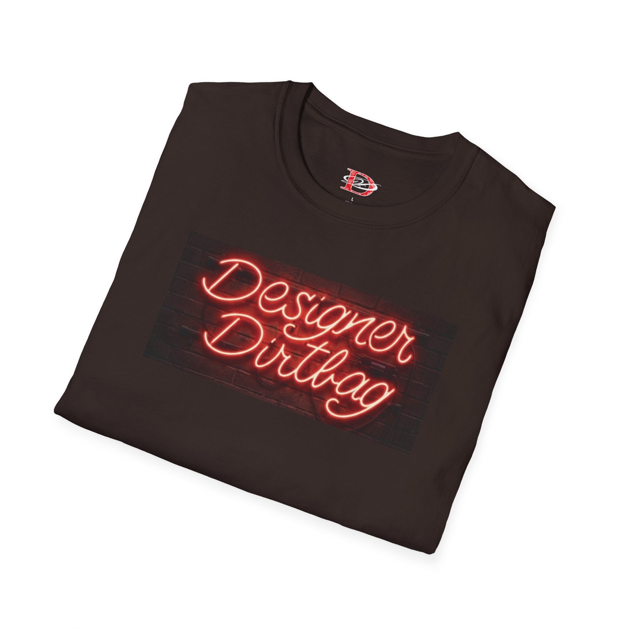 DD Neon Sign Softstyle Unisex T-Shirt