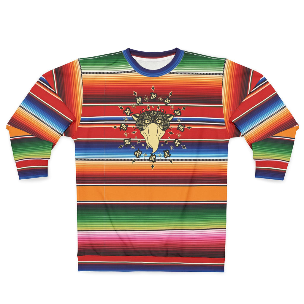 Vibrant Graphic Unisex Sweatshirt, Colorful Casual Wear, Boho Style, Gift for Friends, Festival Fashion, Everyday Comfort