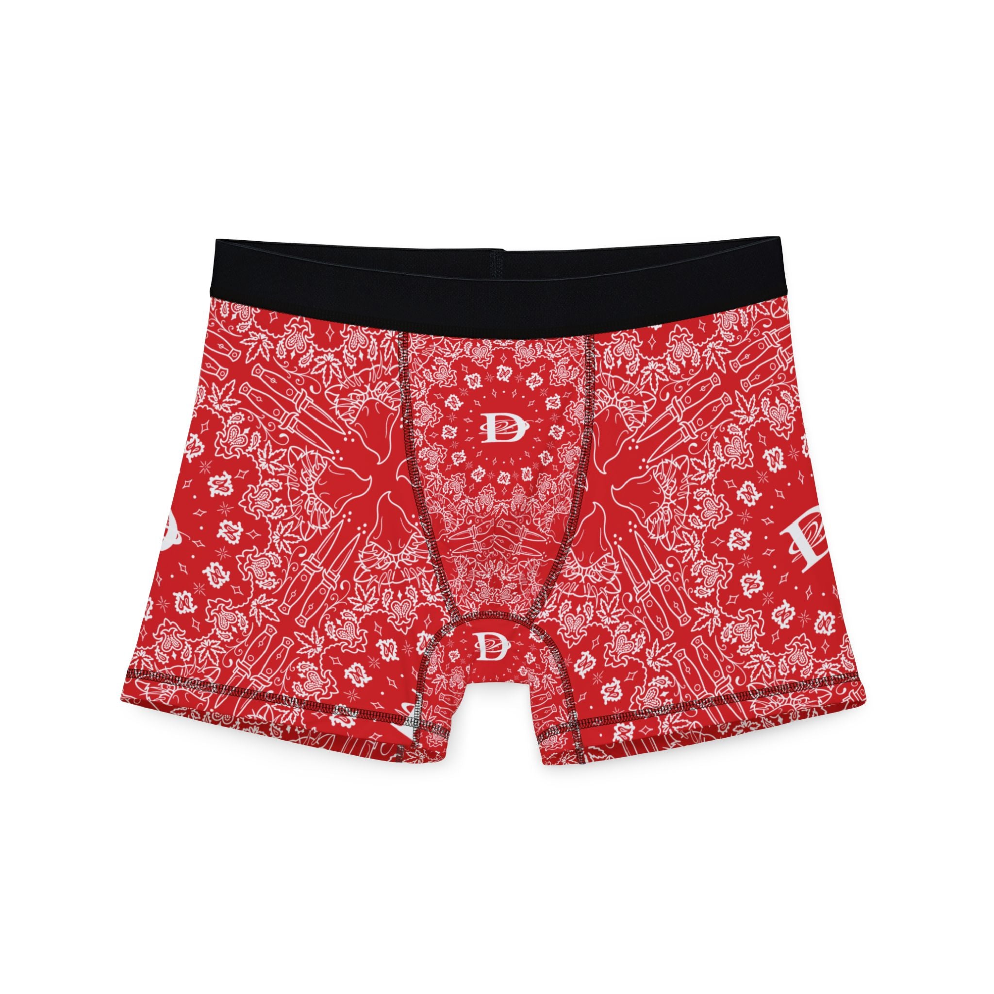 DD Custom Bandana Print Men's Boxers AOP